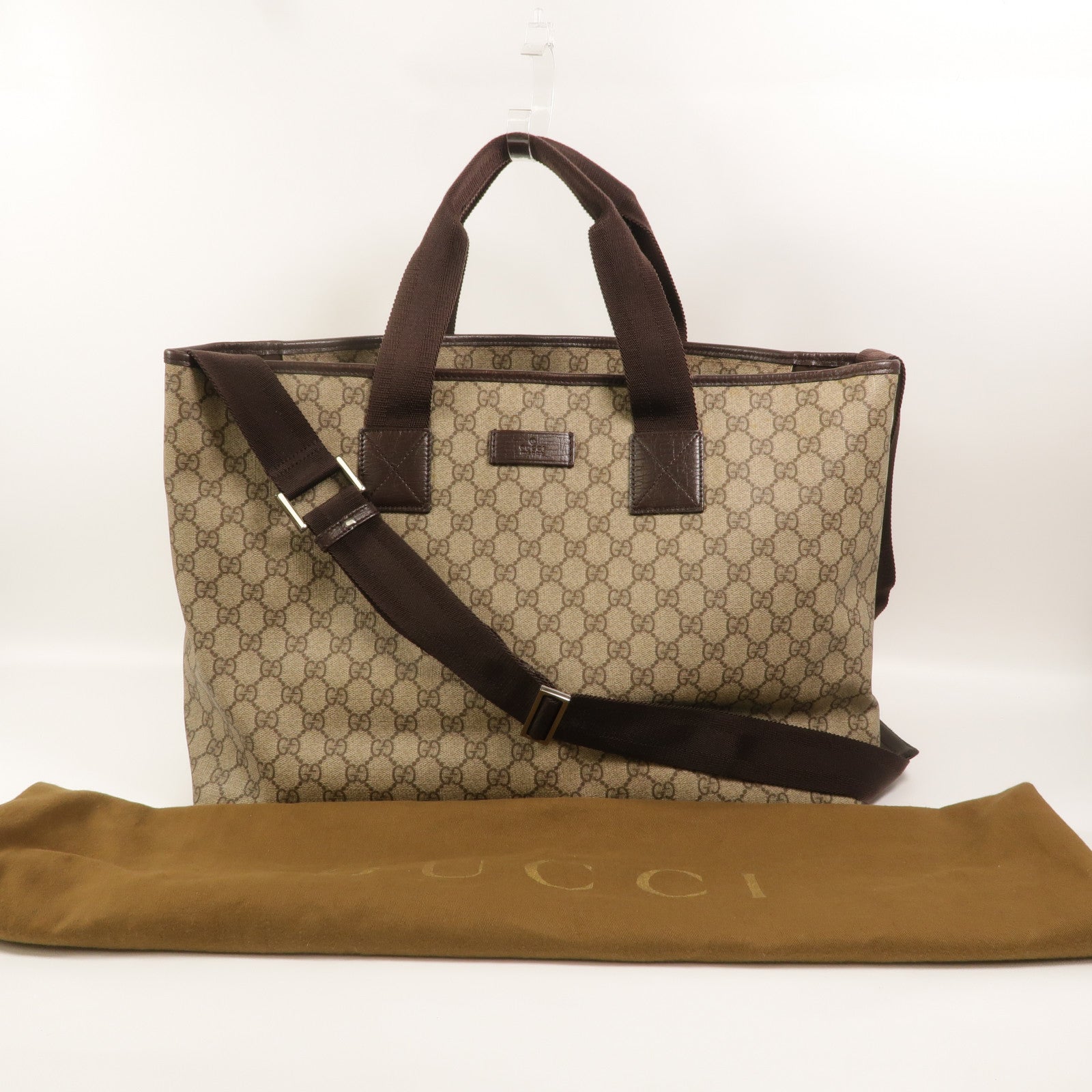 GUCCI 塗層帆布2 Way Shoulder Bag手挽肩背兩用袋