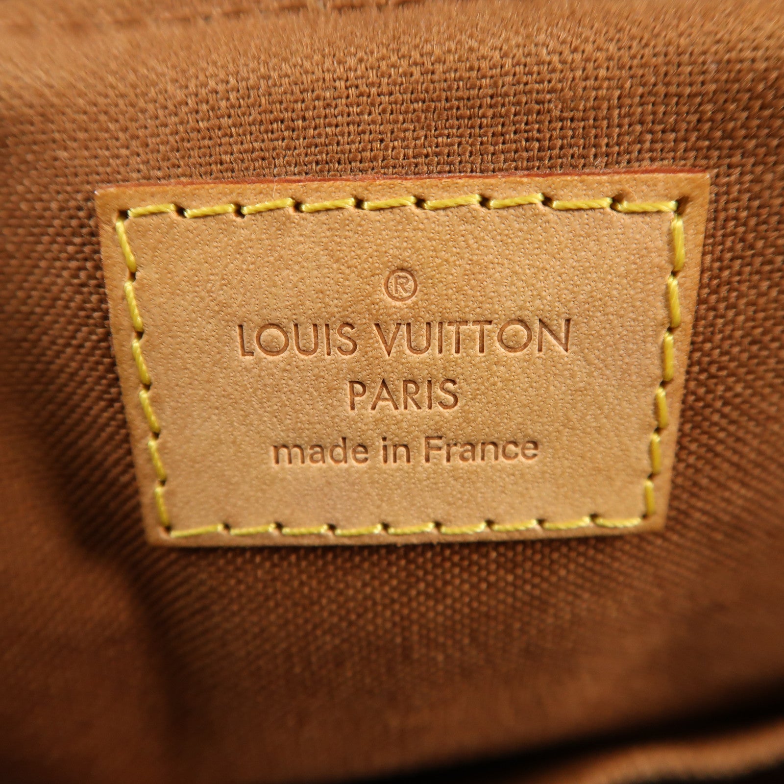 LOUIS VUITTON Monogram Palermo PM金扣手挽肩背兩用袋棕色