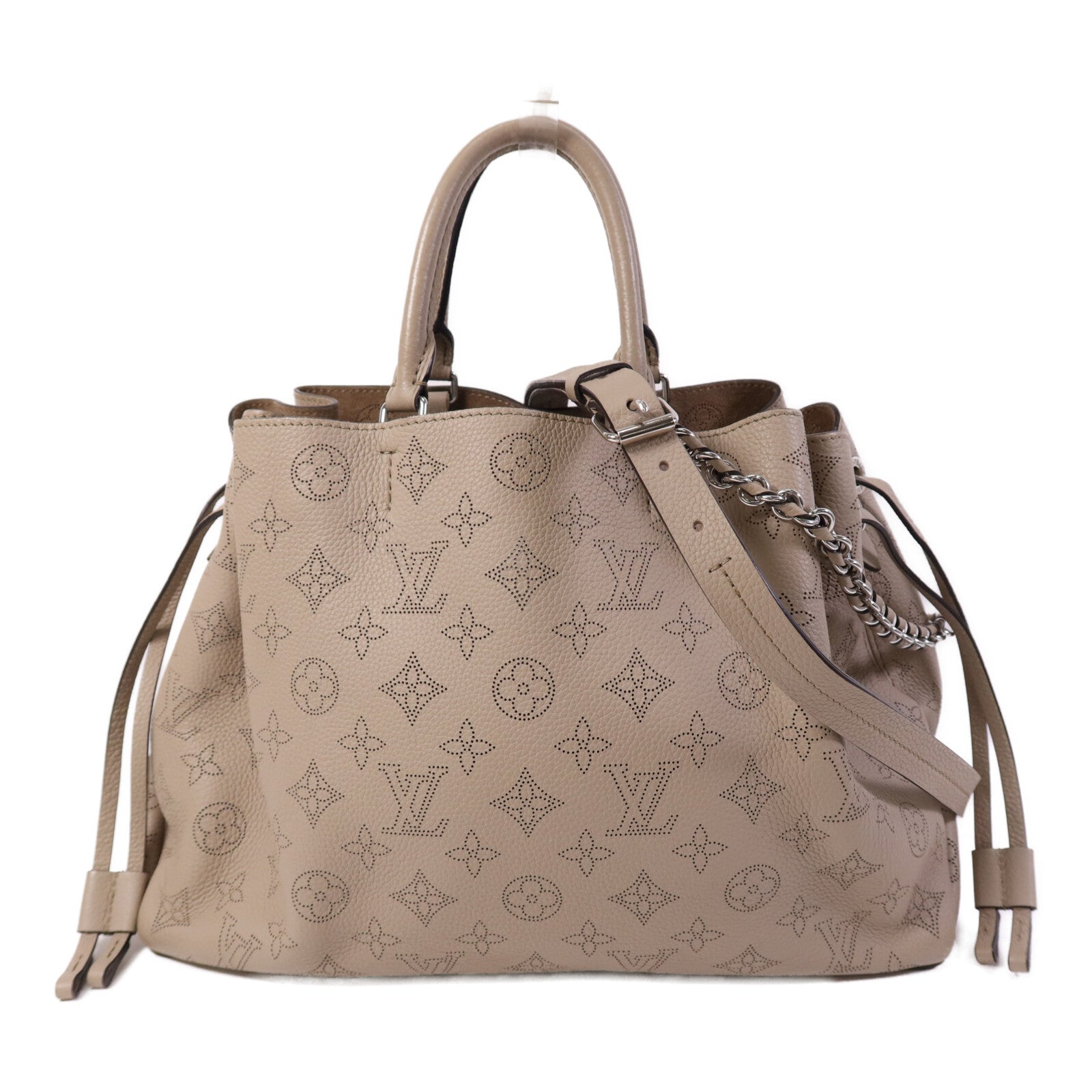 LOUIS VUITTON 【激減優惠】Mahina Bella Tote銀扣鏈帶手挽肩背兩用袋