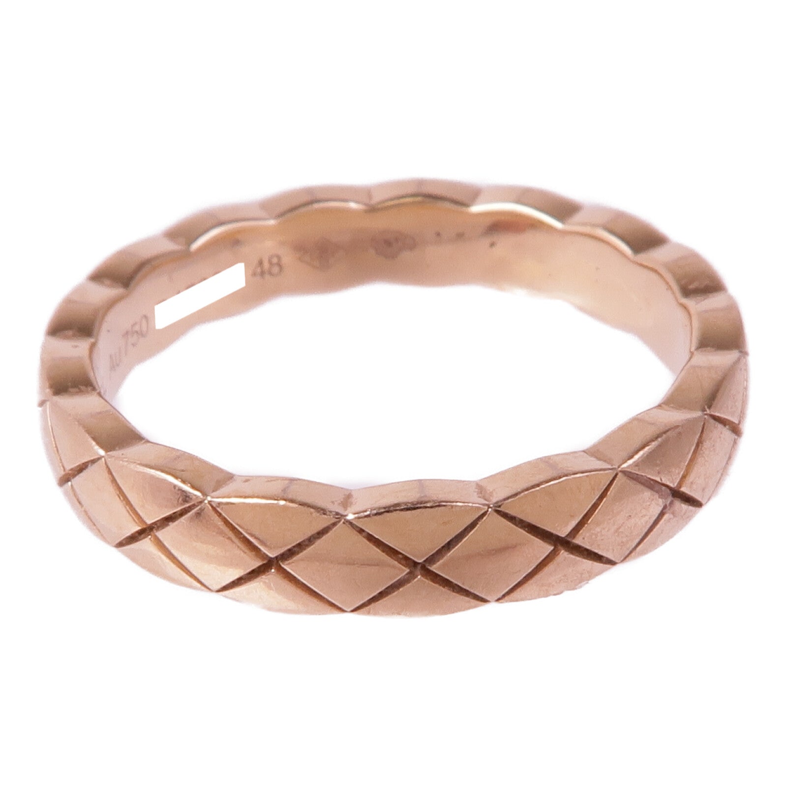 CHANEL 18K玫瑰金Coco Crush戒指Chanel#48/US#4.25