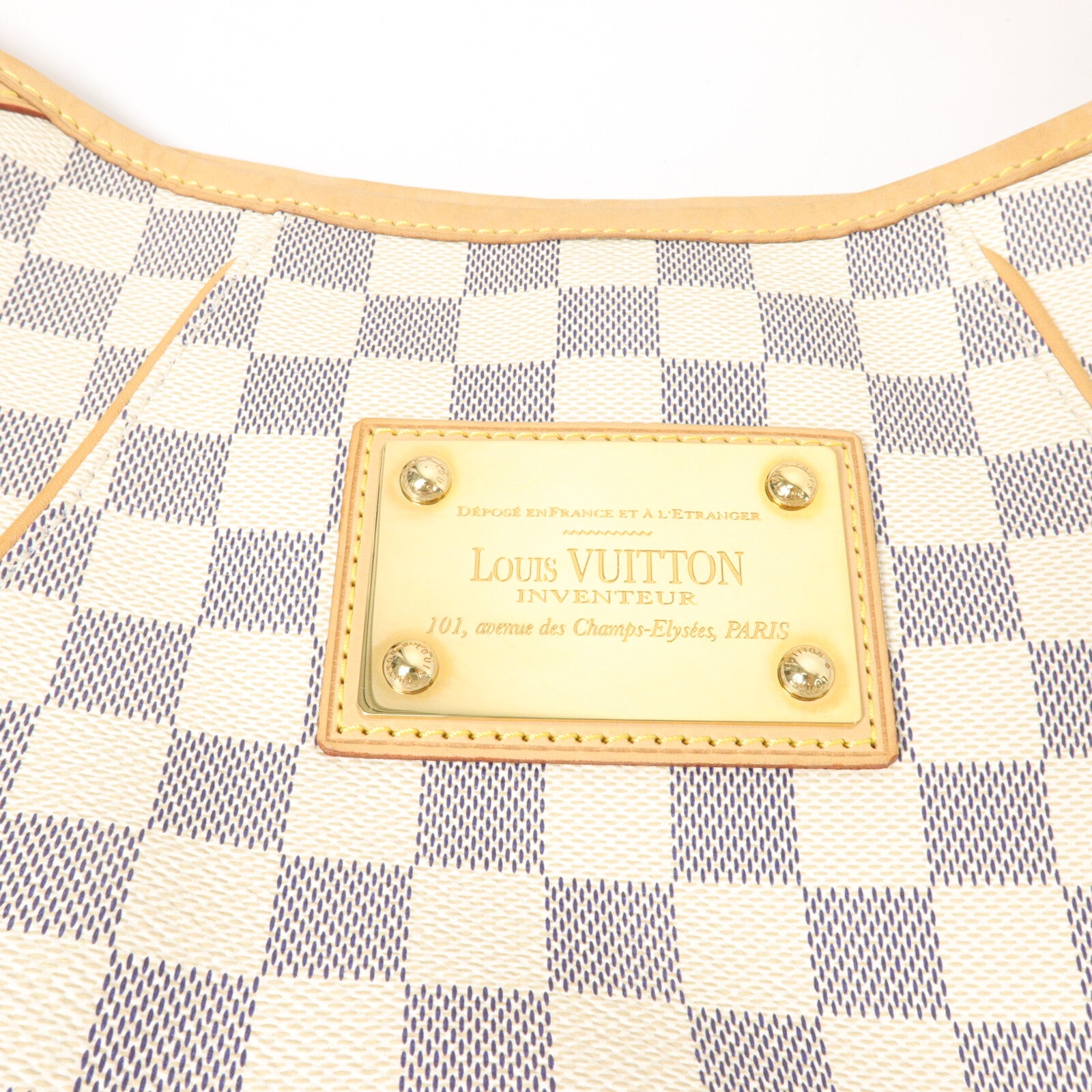 LOUIS VUITTON Damier Azur Galliera PM肩背袋
