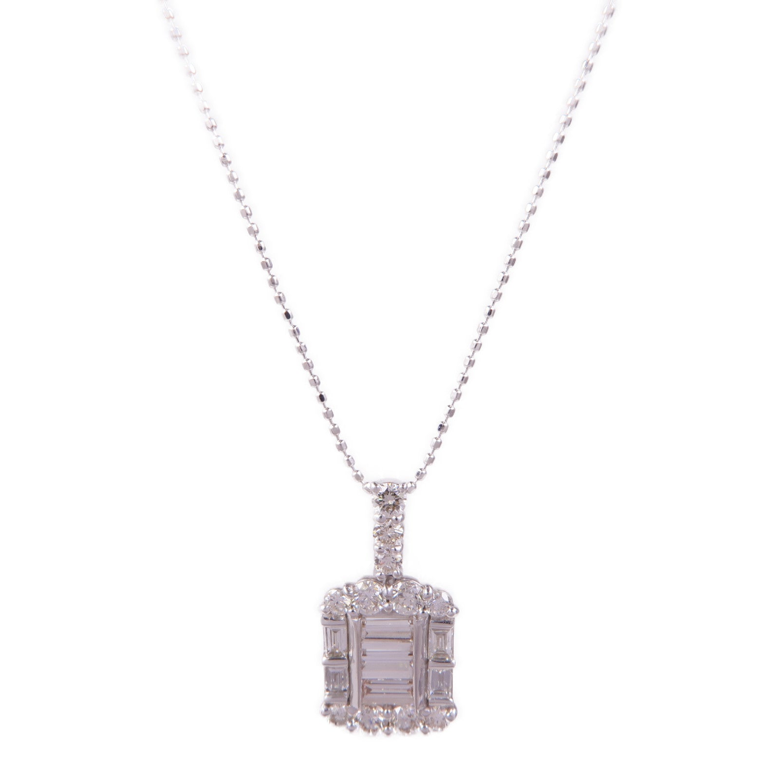 JEWELRY 18K白金Diamond Necklace鑽石項鍊