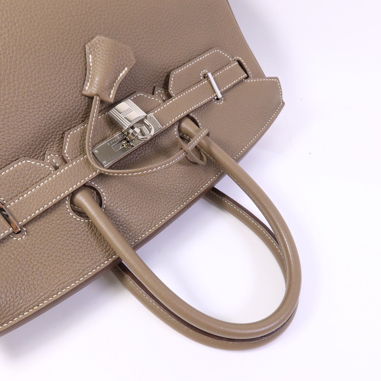 HERMES Togo皮革Birkin 35手挽袋Etoupe
