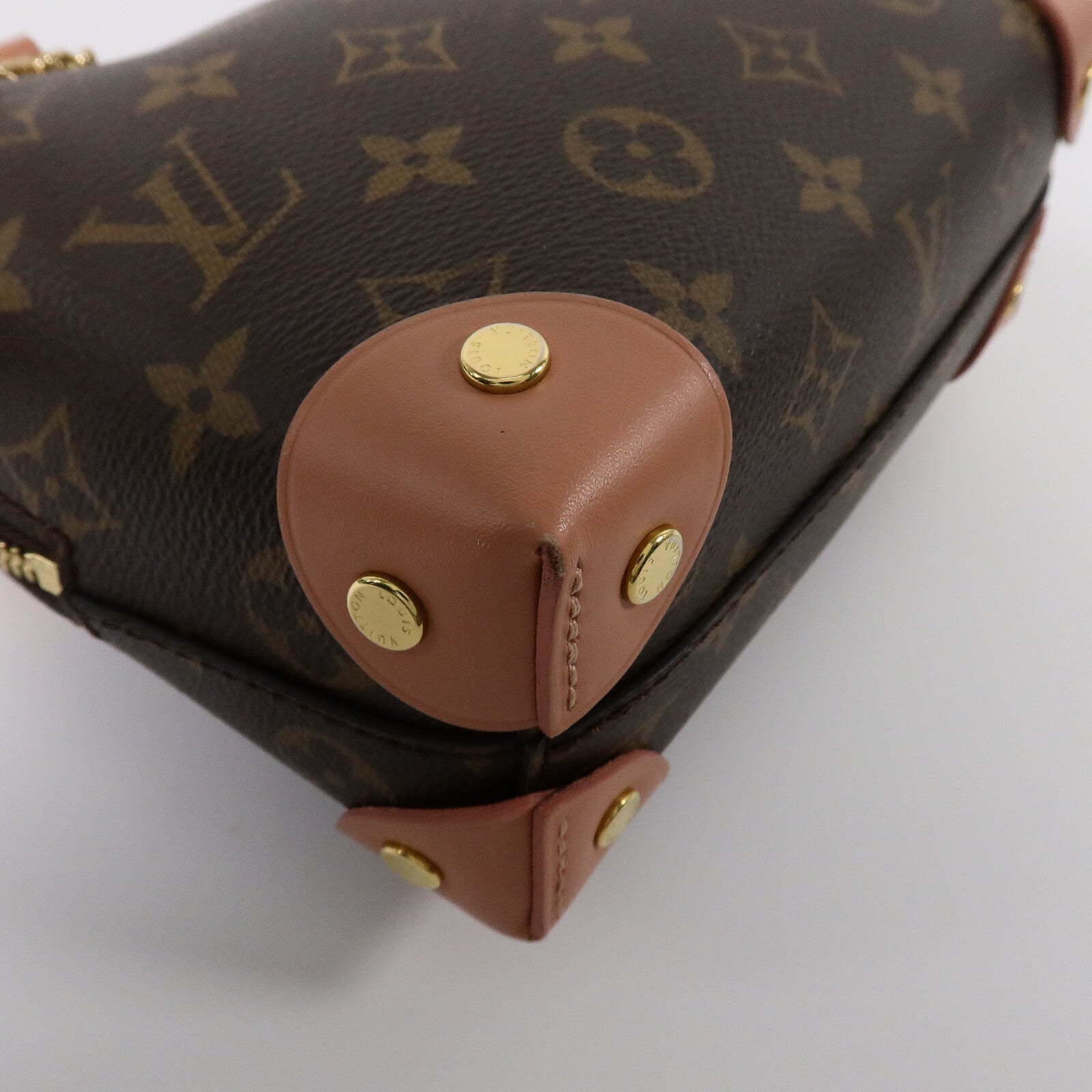 LOUIS VUITTON Monogram Petite Malle Souple手挽肩背兩用袋