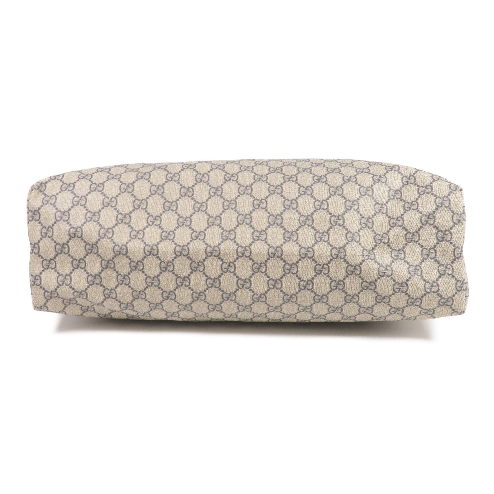 GUCCI 塗層帆布Shoulder Tote銀扣肩背袋/手挽袋