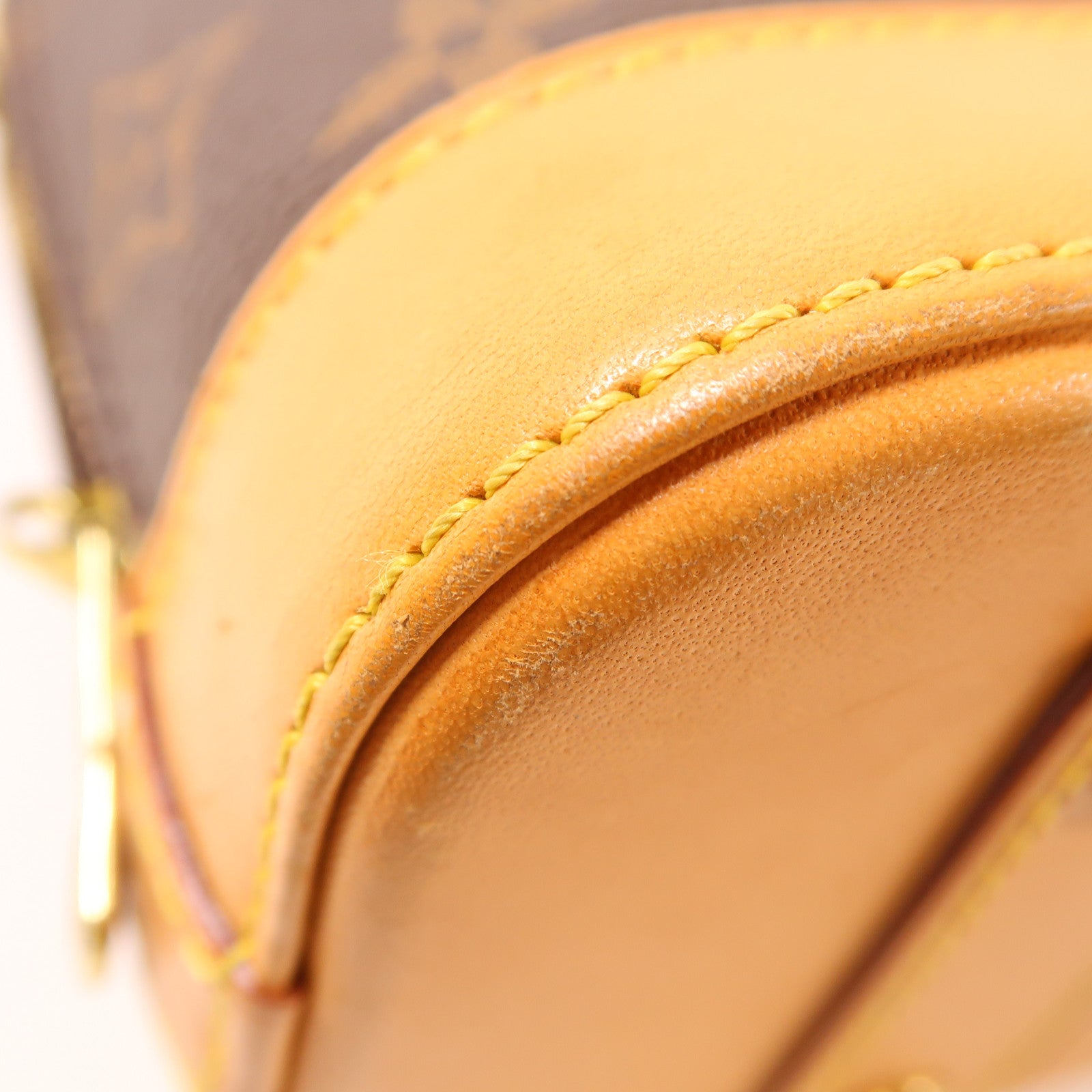 LOUIS VUITTON Monogram Alma金扣手挽肩背兩用袋啡色