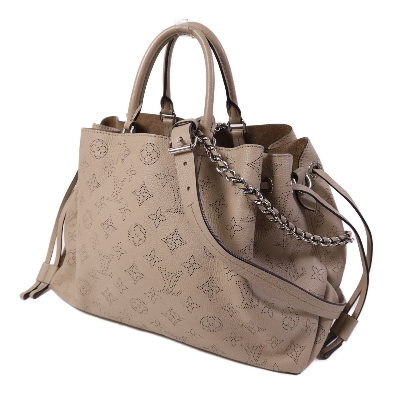 LOUIS VUITTON 【激減優惠】Mahina Bella Tote銀扣鏈帶手挽肩背兩用袋