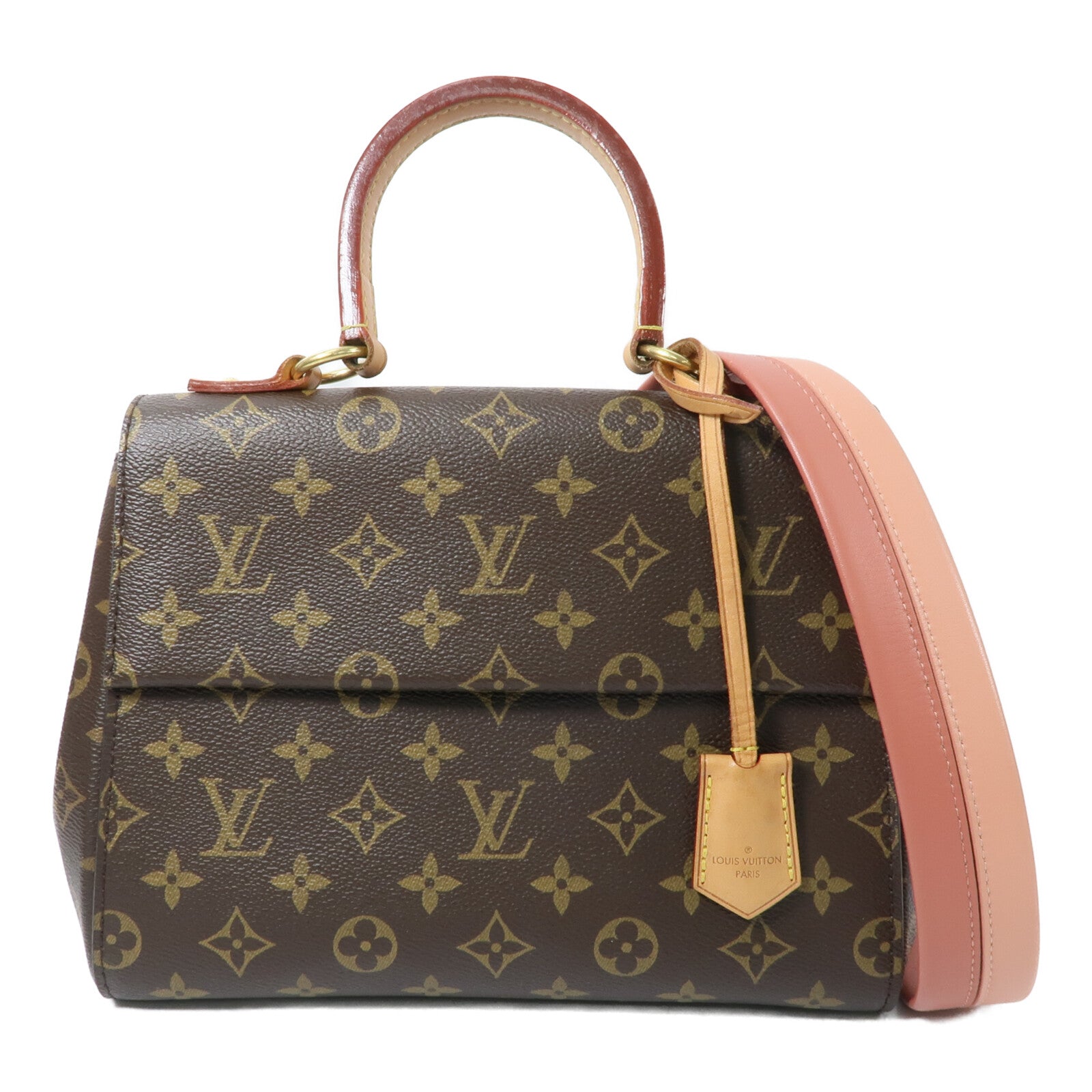 LOUIS VUITTON Monogram Cluny BB手挽肩背兩用袋