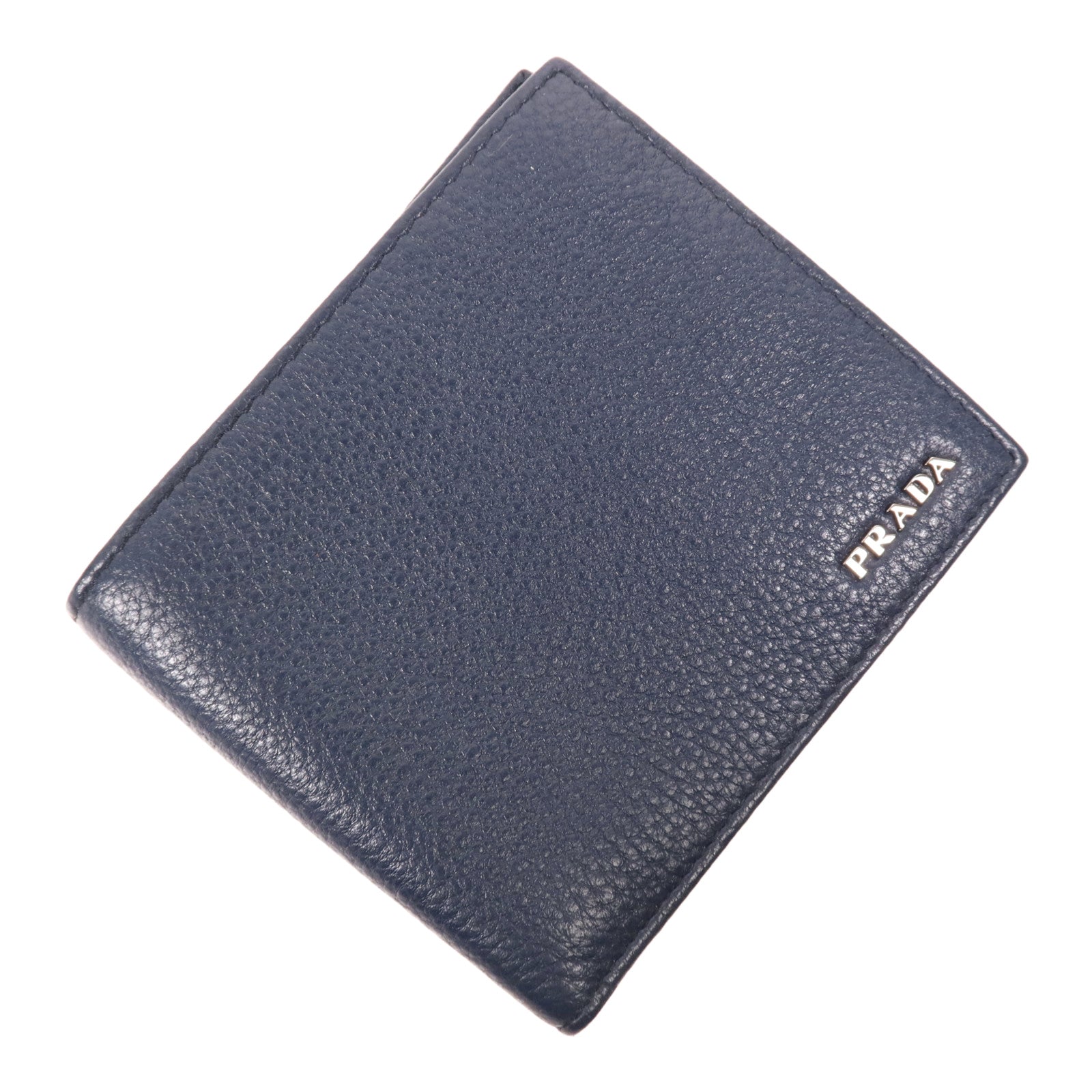 PRADA 【激減優惠】牛皮皮革Fold Wallet錢包