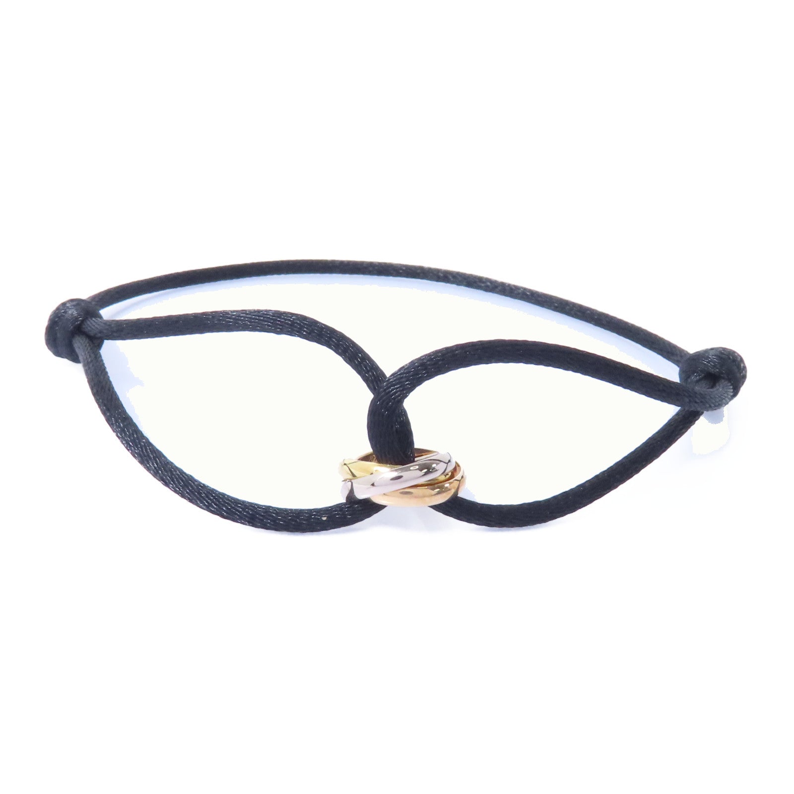 CARTIER 18K黄金/玫瑰金/白金Trinity Bracelet手鏈