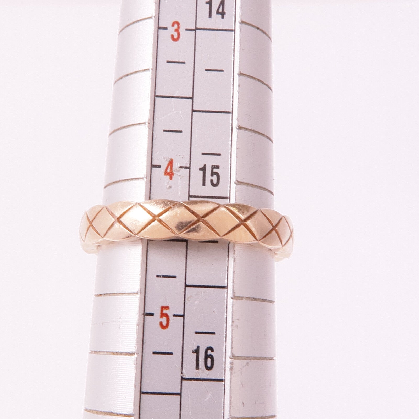 CHANEL 18K玫瑰金Coco Crush戒指Chanel#48/US#4.25