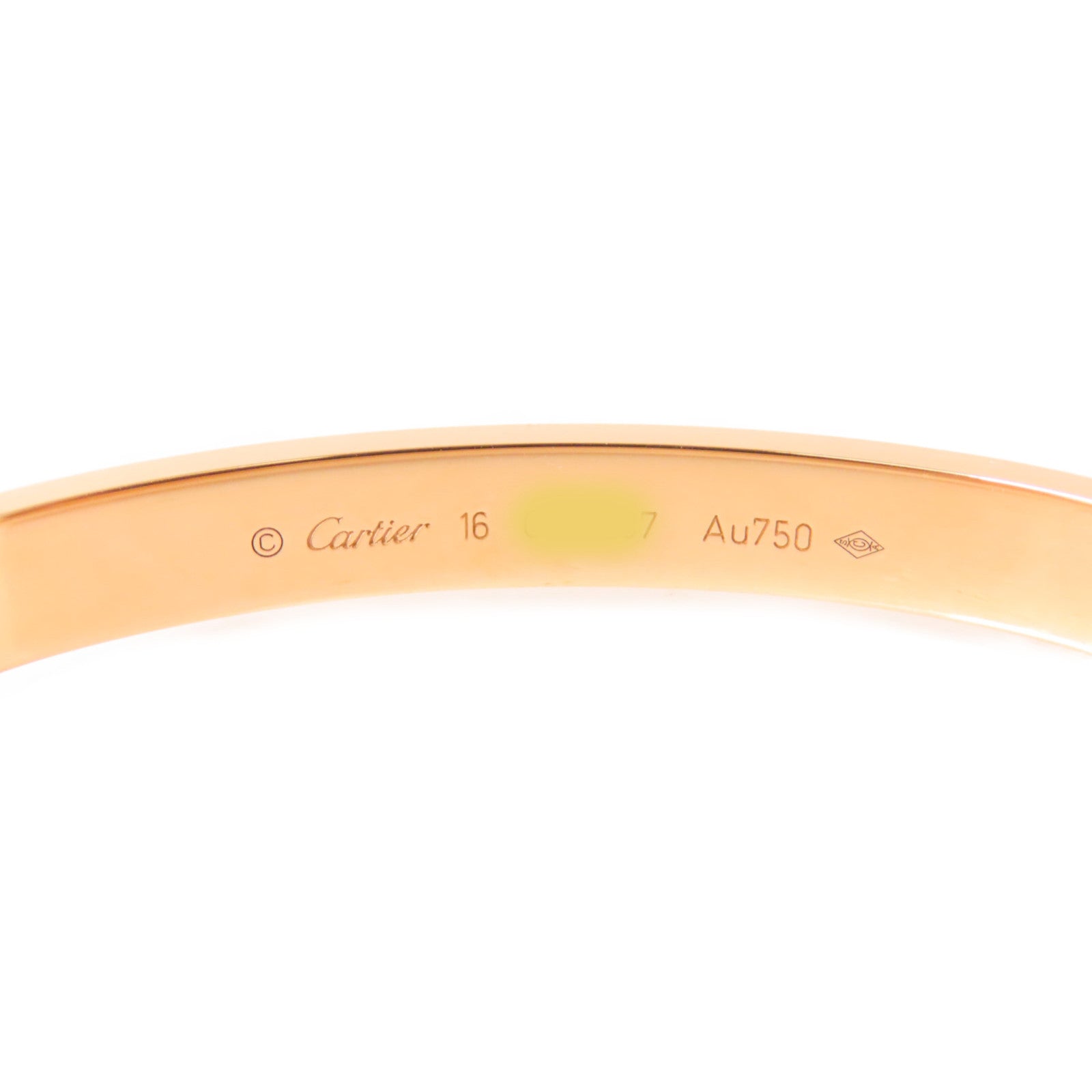 CARTIER 18K玫瑰金Love Bracelet Classic Model手鐲#16