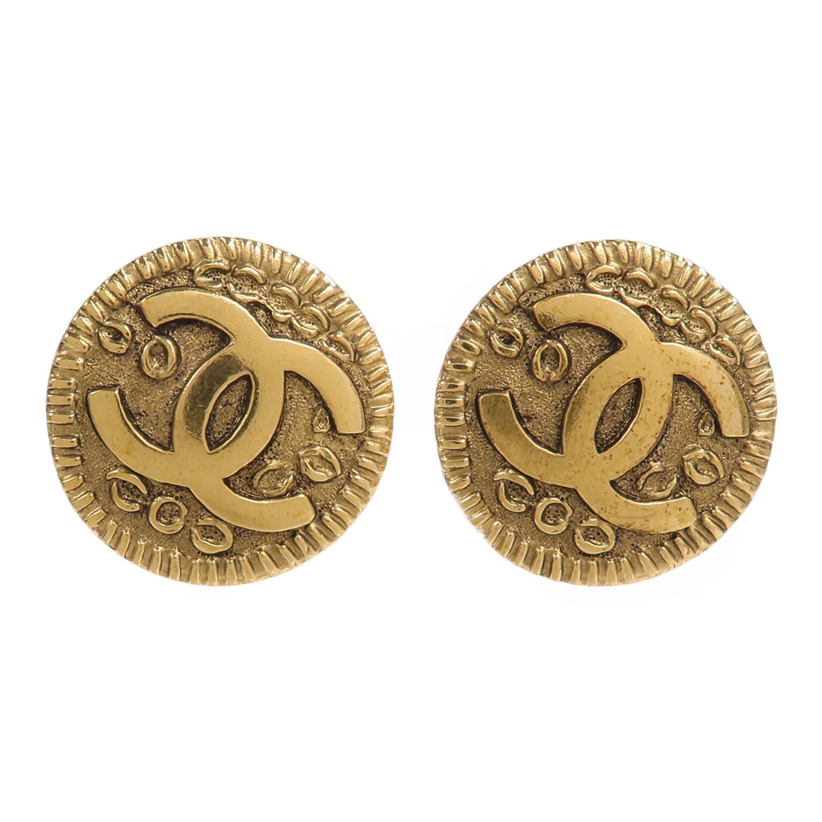 CHANEL 金屬Vintage Clip-On Earrings耳環