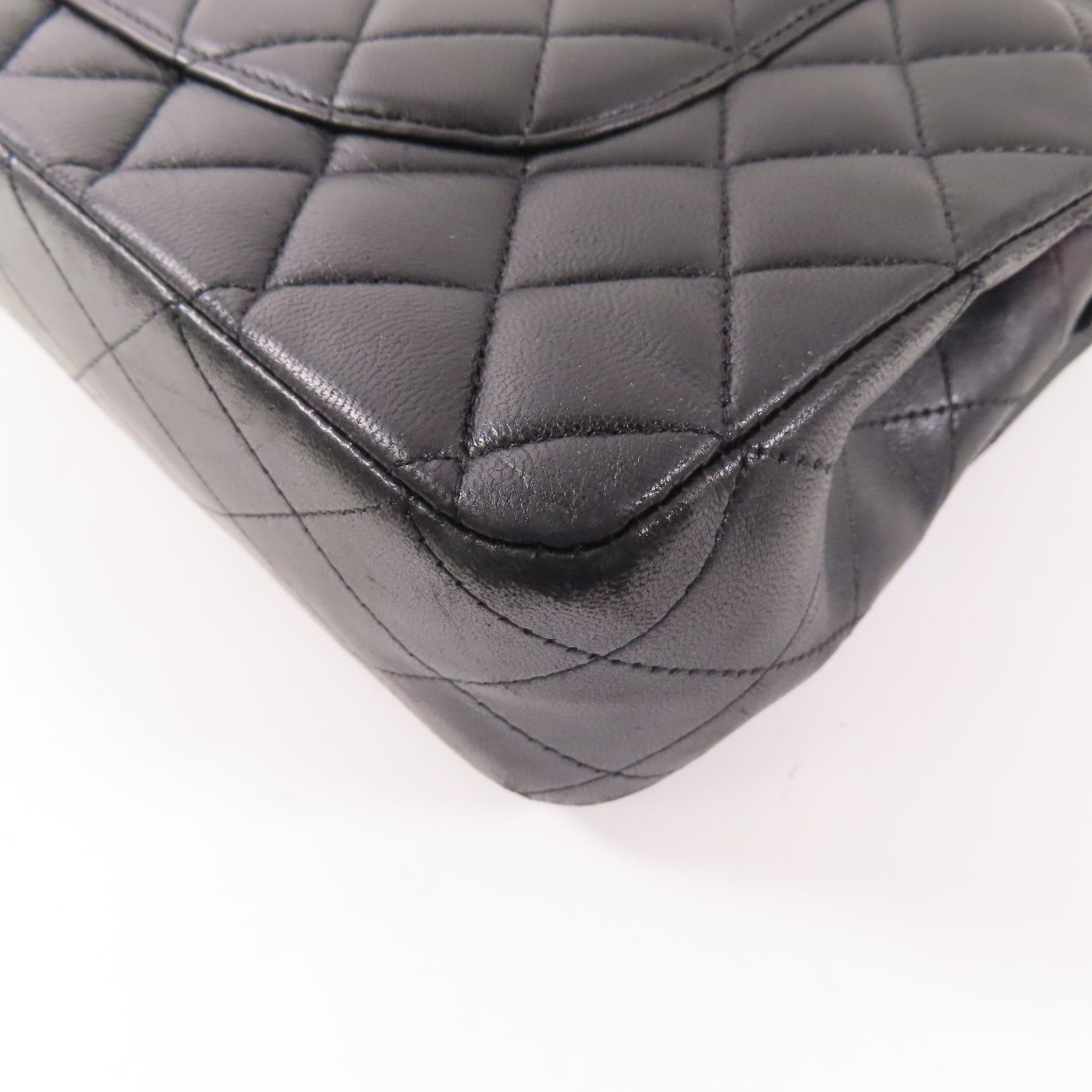 CHANEL 羊皮皮革Classic 25金扣肩背袋