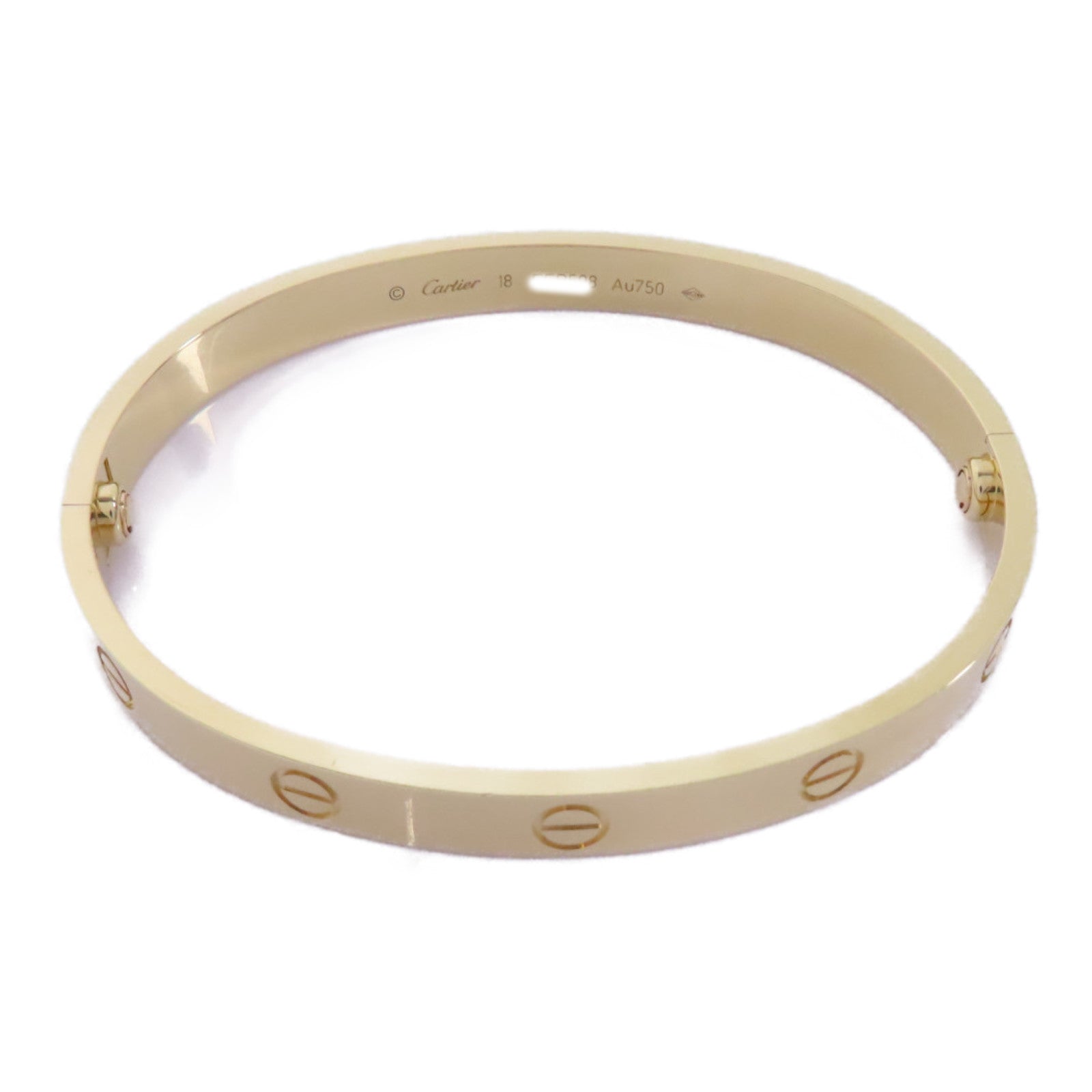 CARTIER 18K黃金Love Bracelet手鐲