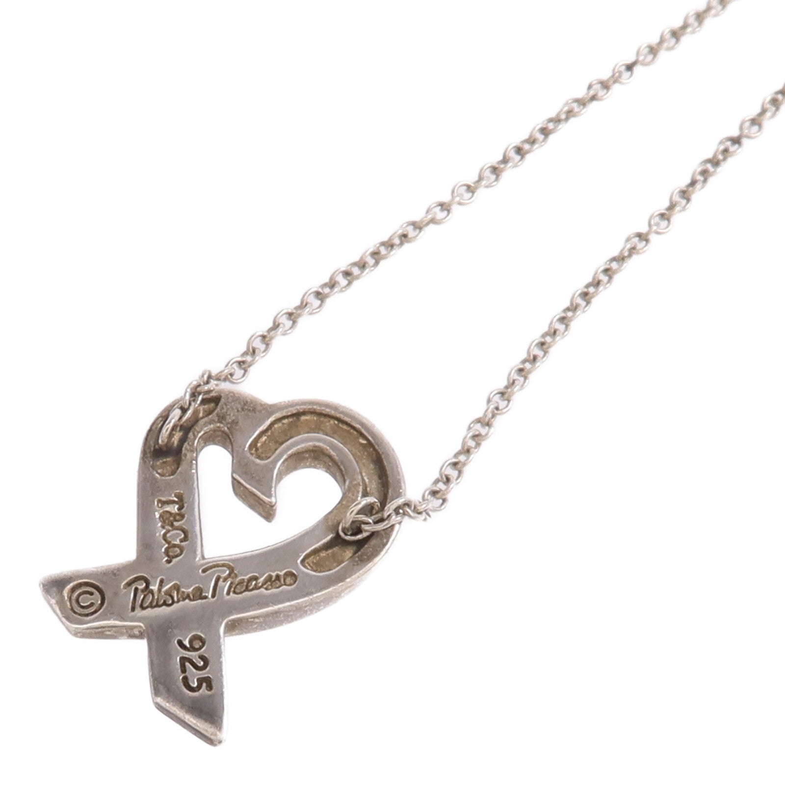 TIFFANY＆CO 925純銀Loving Heart Pendant