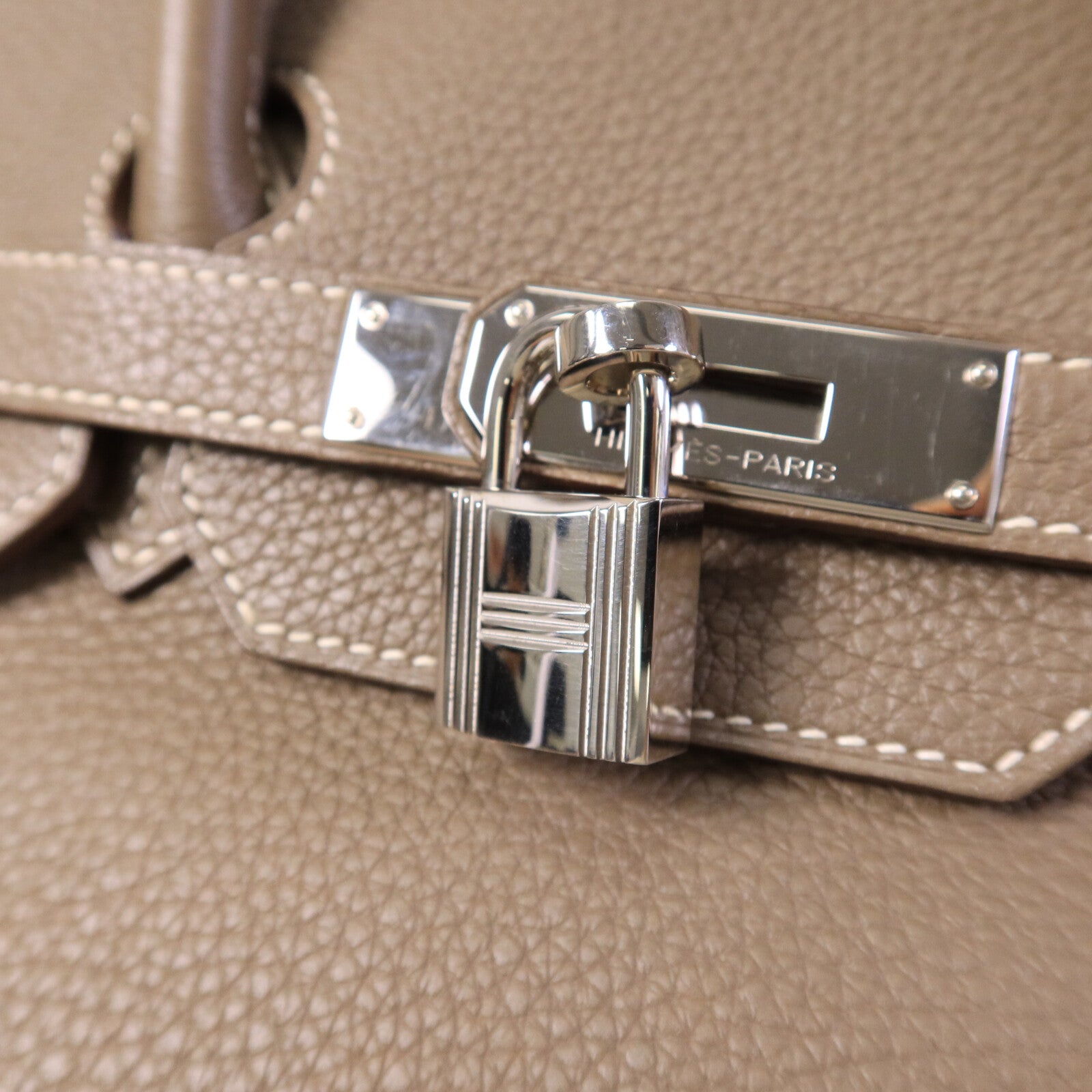 HERMES Togo皮革Birkin 35手挽袋Etoupe