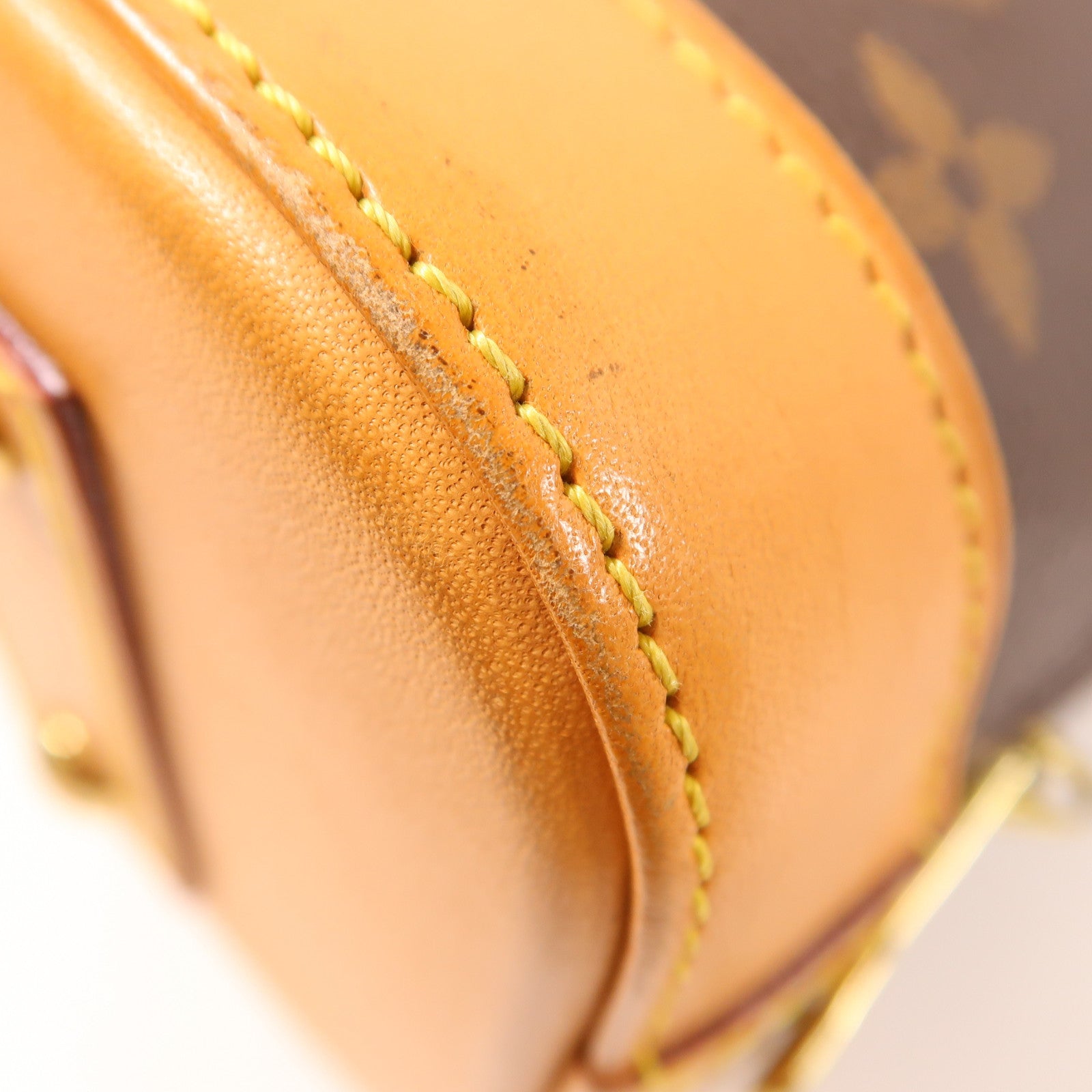 LOUIS VUITTON Monogram Alma金扣手挽肩背兩用袋啡色