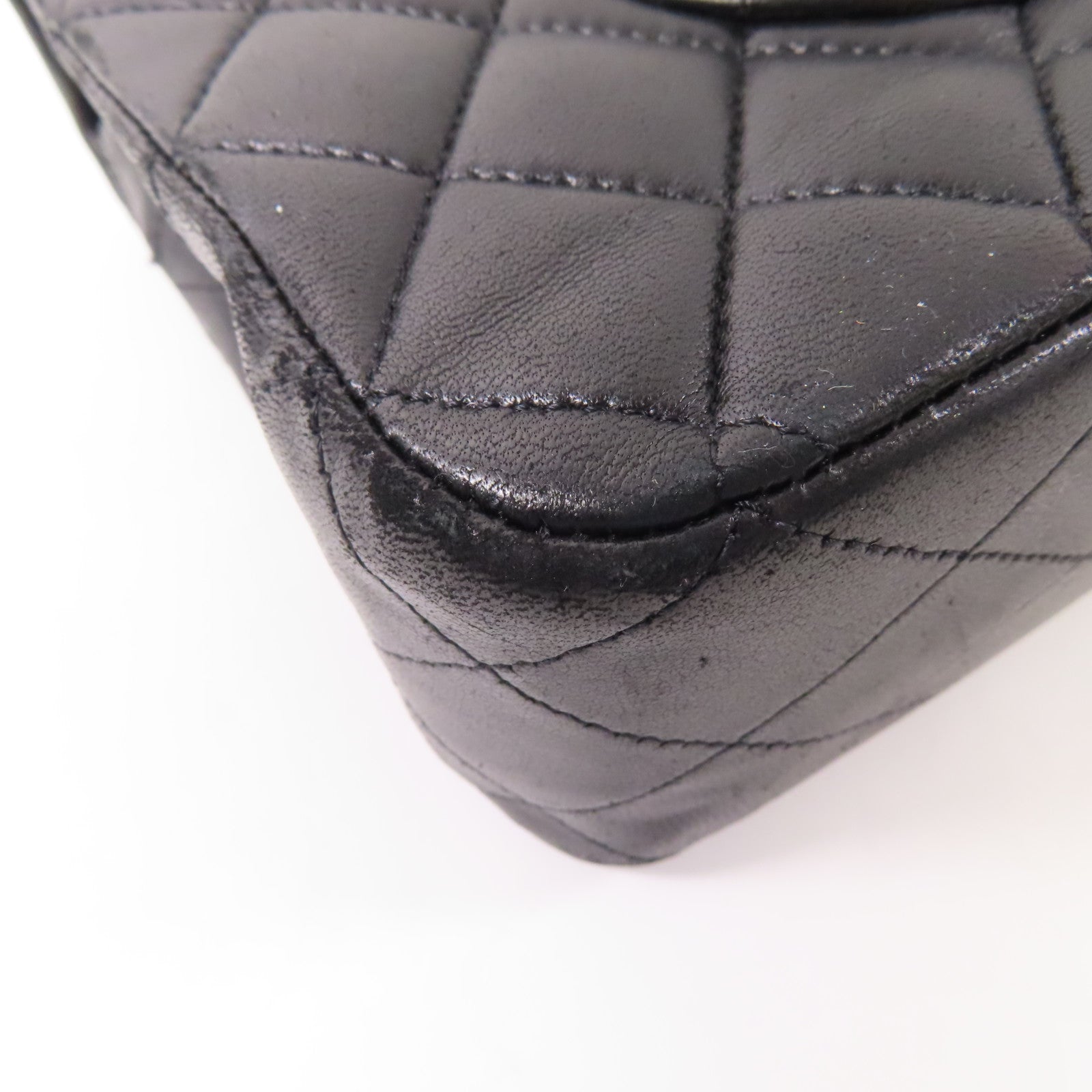 CHANEL 羊皮皮革Classic 25金扣肩背袋