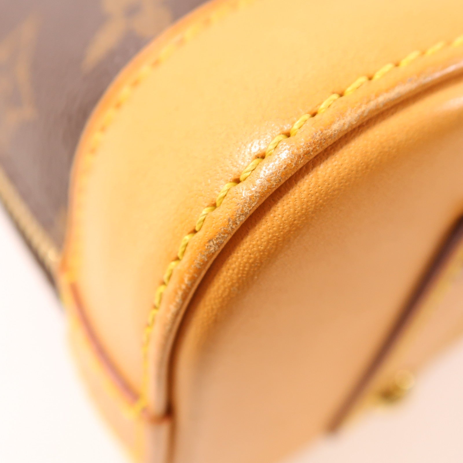 LOUIS VUITTON Monogram Alma金扣手挽肩背兩用袋啡色