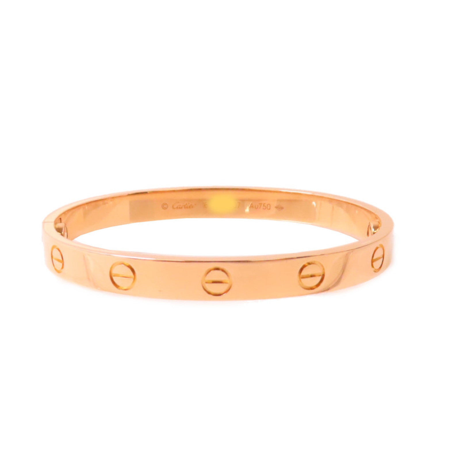 CARTIER 18K玫瑰金Love Bracelet Classic Model手鐲#16