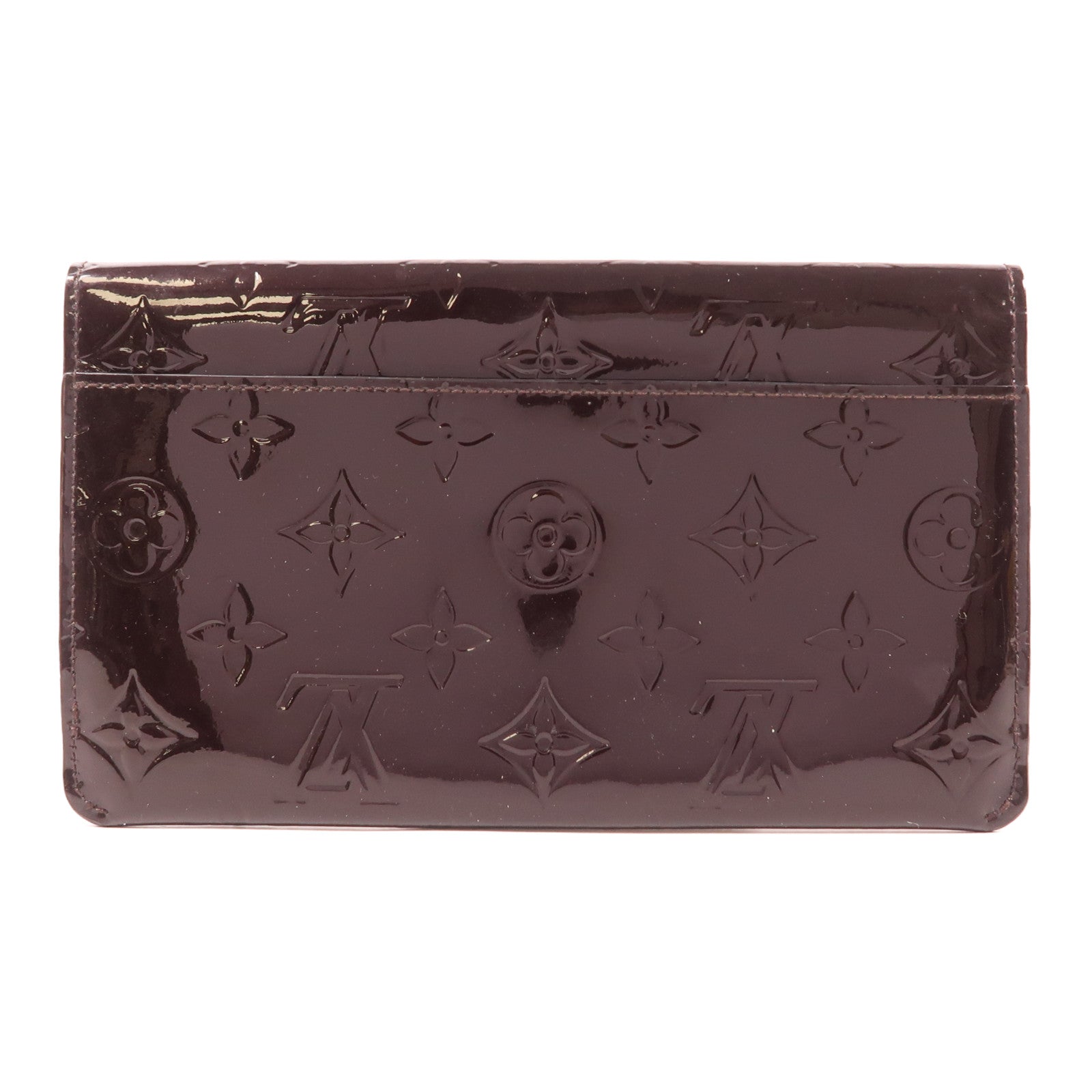 LOUIS VUITTON 【激減優惠】Vernis Porte Feuille Sara金扣長錢包