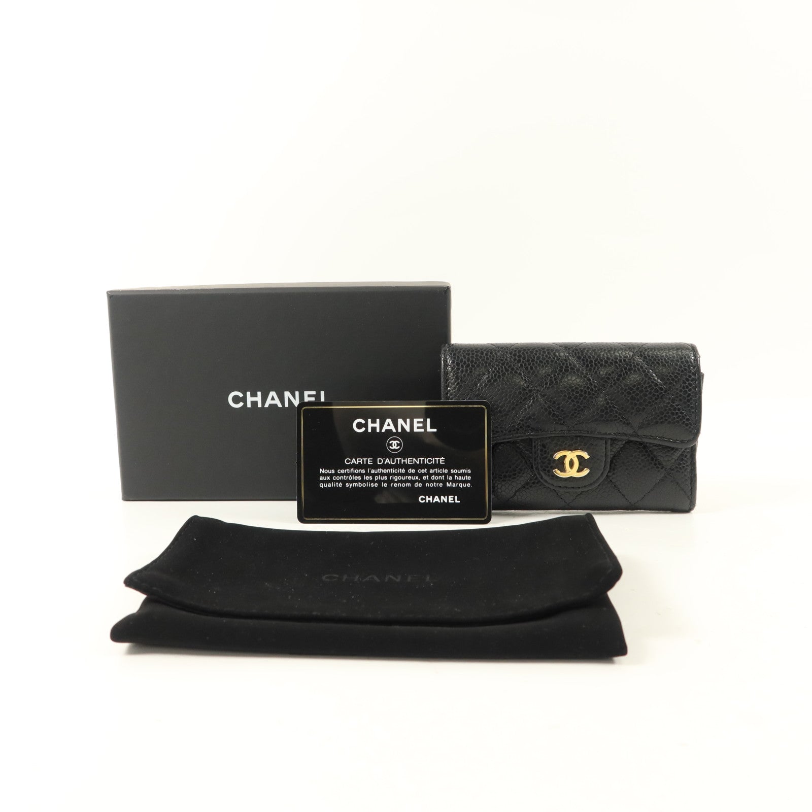 CHANEL 牛皮皮革Classic Flap Card Holder卡片套