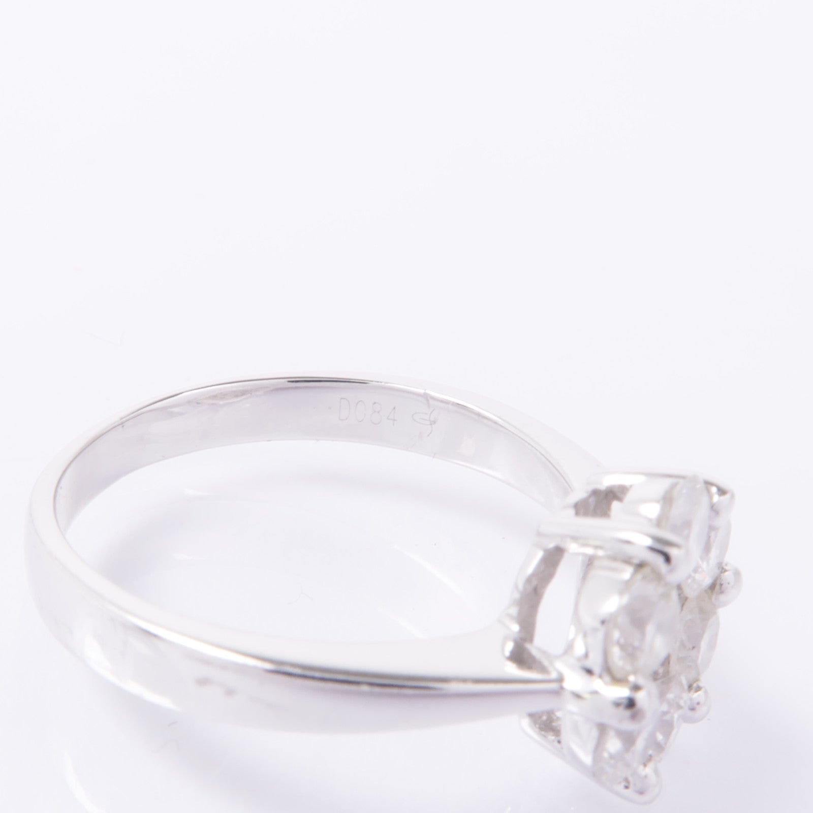 JEWELRY 【激減優惠】18K白金Diamond Ring鑽石戒指US#4.25