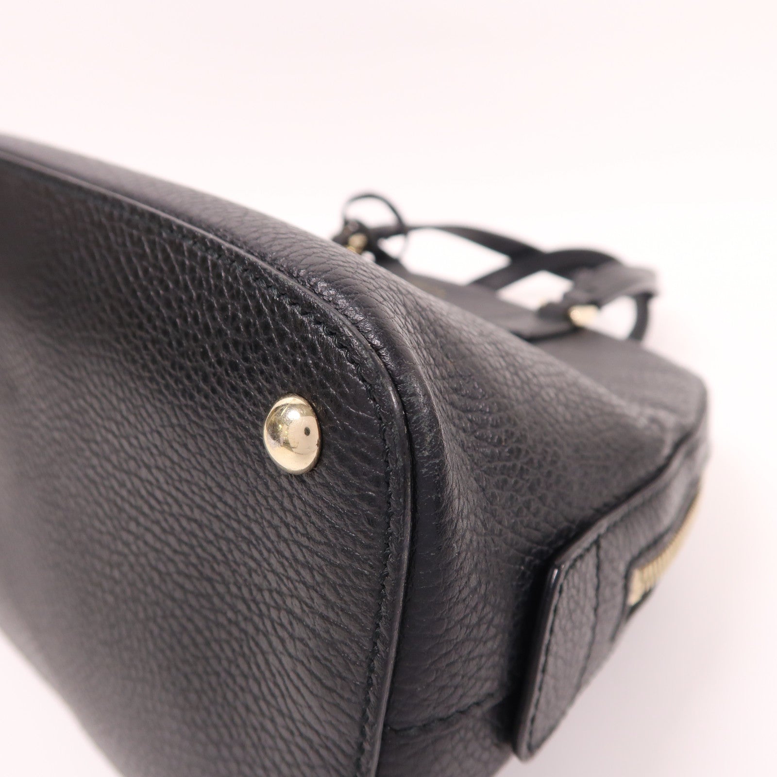 GUCCI 牛皮皮革Shoulder Bag銀扣手挽肩背兩用袋
