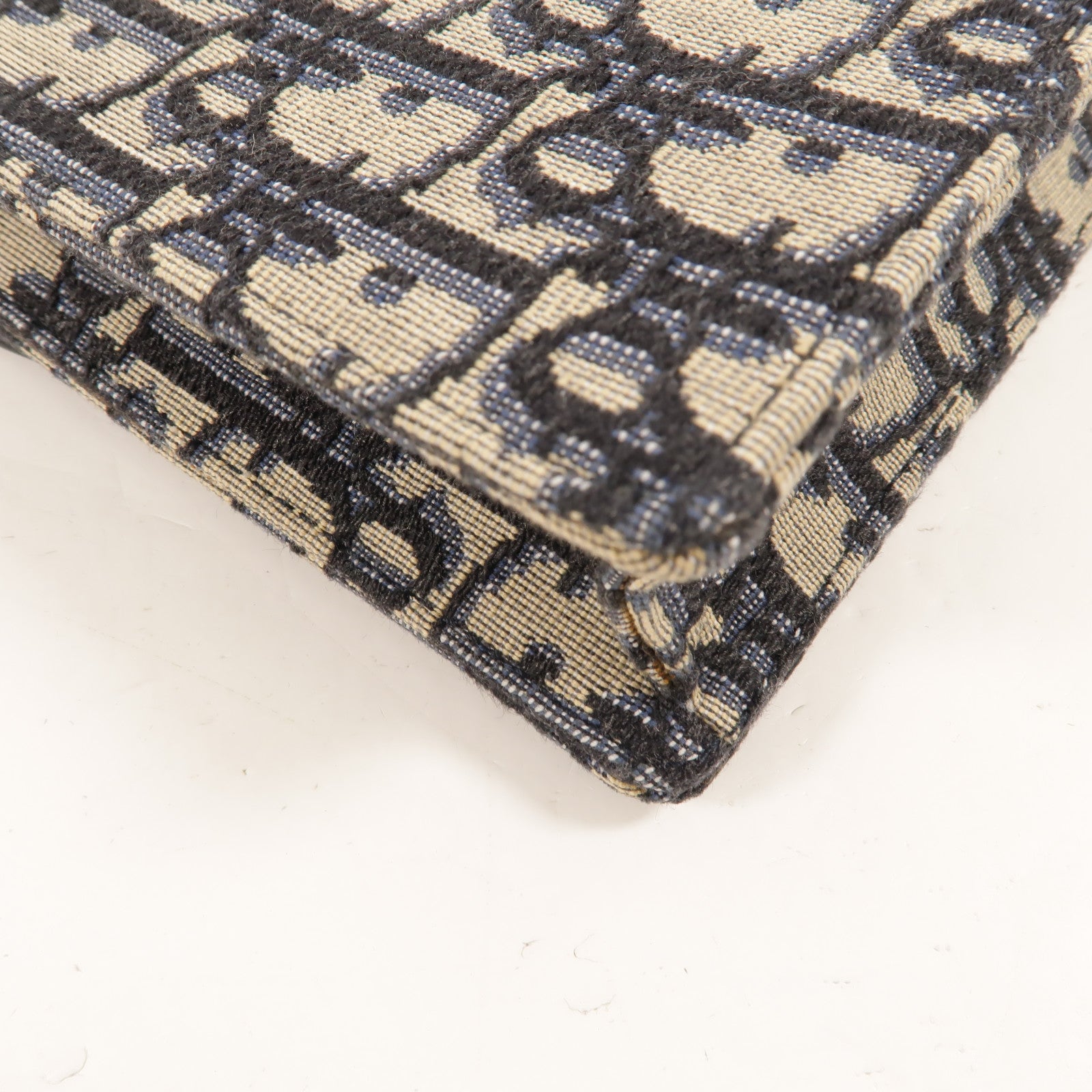 Dior 帆布Saddle Wallet On Chain鏈帶肩背袋