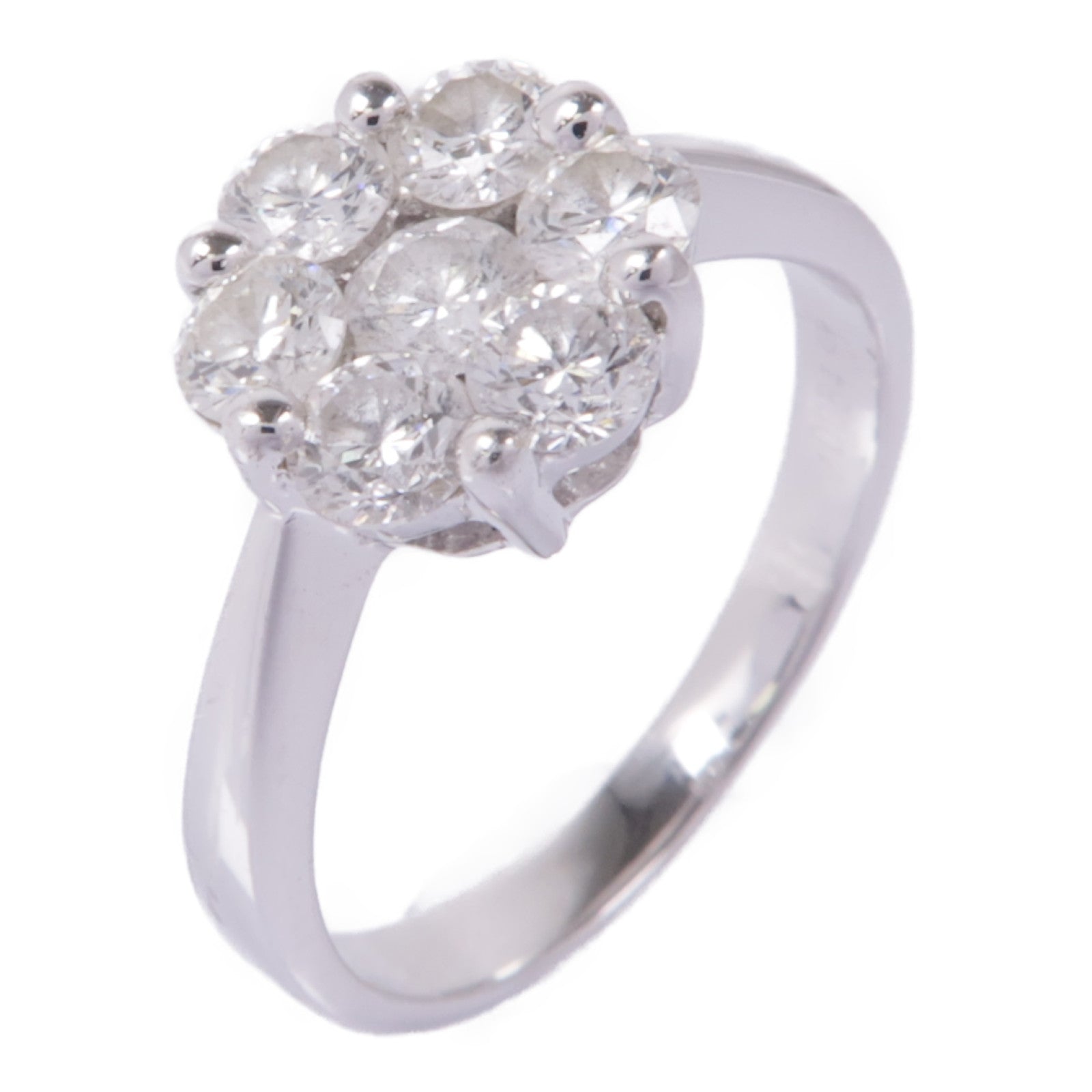 JEWELRY 【激減優惠】18K白金Diamond Ring鑽石戒指US#4.25