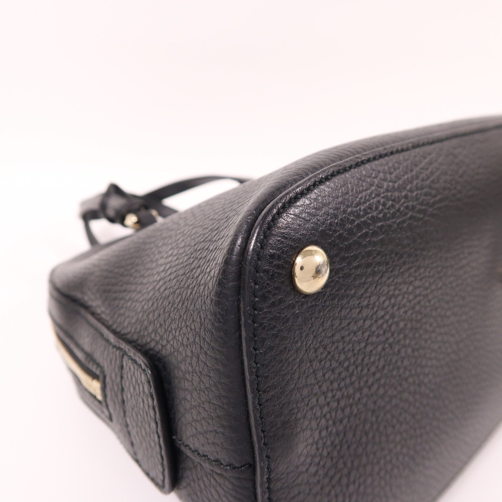 GUCCI 牛皮皮革Shoulder Bag銀扣手挽肩背兩用袋