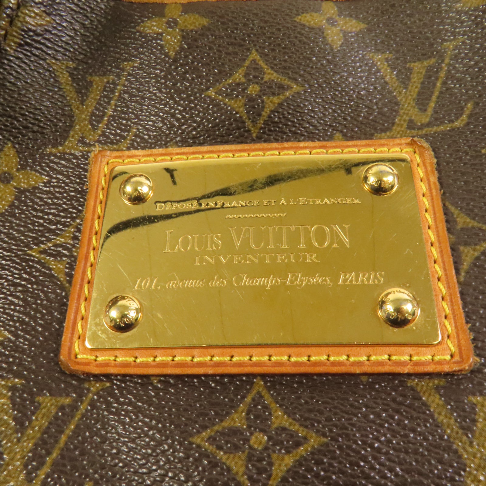 LOUIS VUITTON 【激減優惠】Monogram Galliera GM金扣手袋