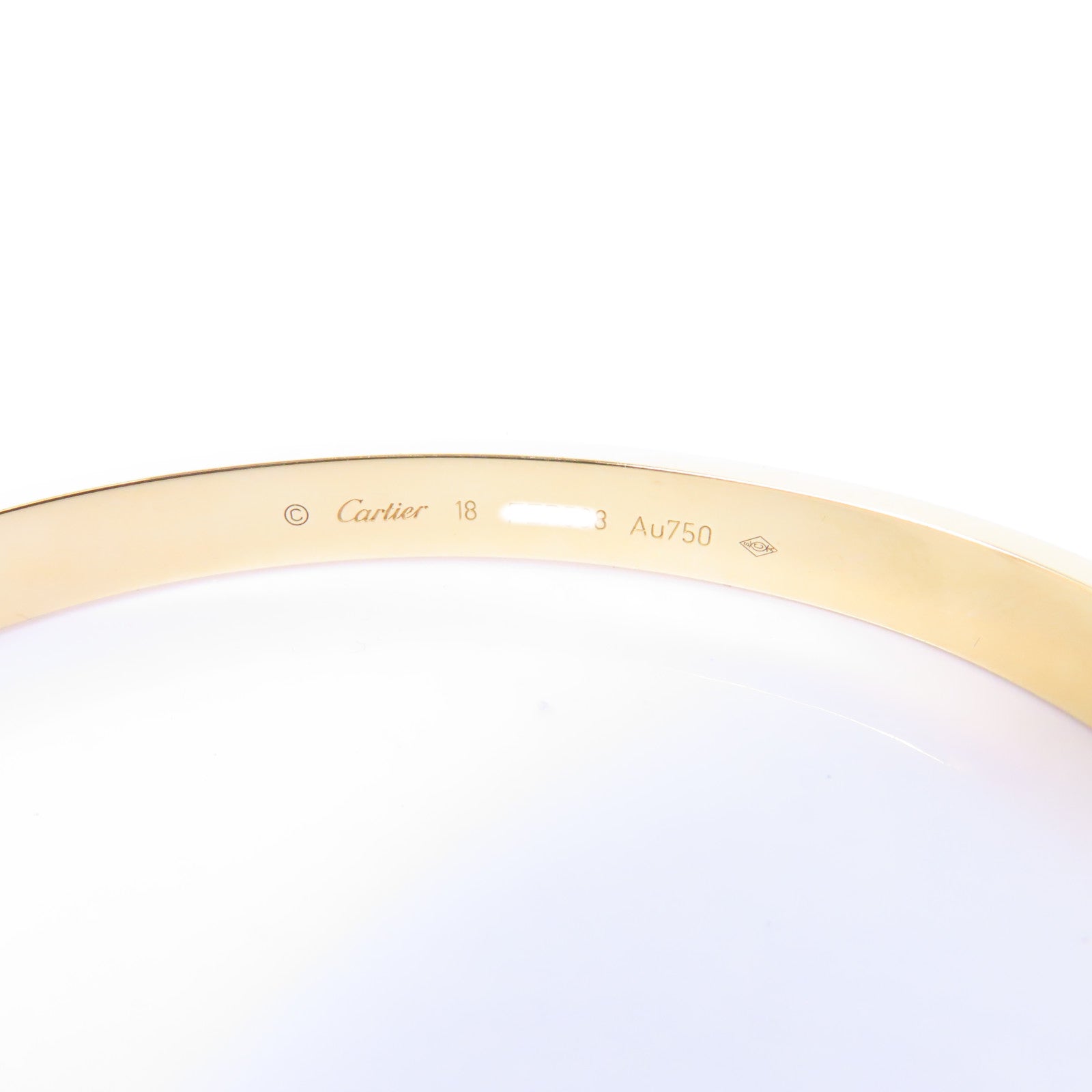 CARTIER 18K黃金Love Bracelet手鐲