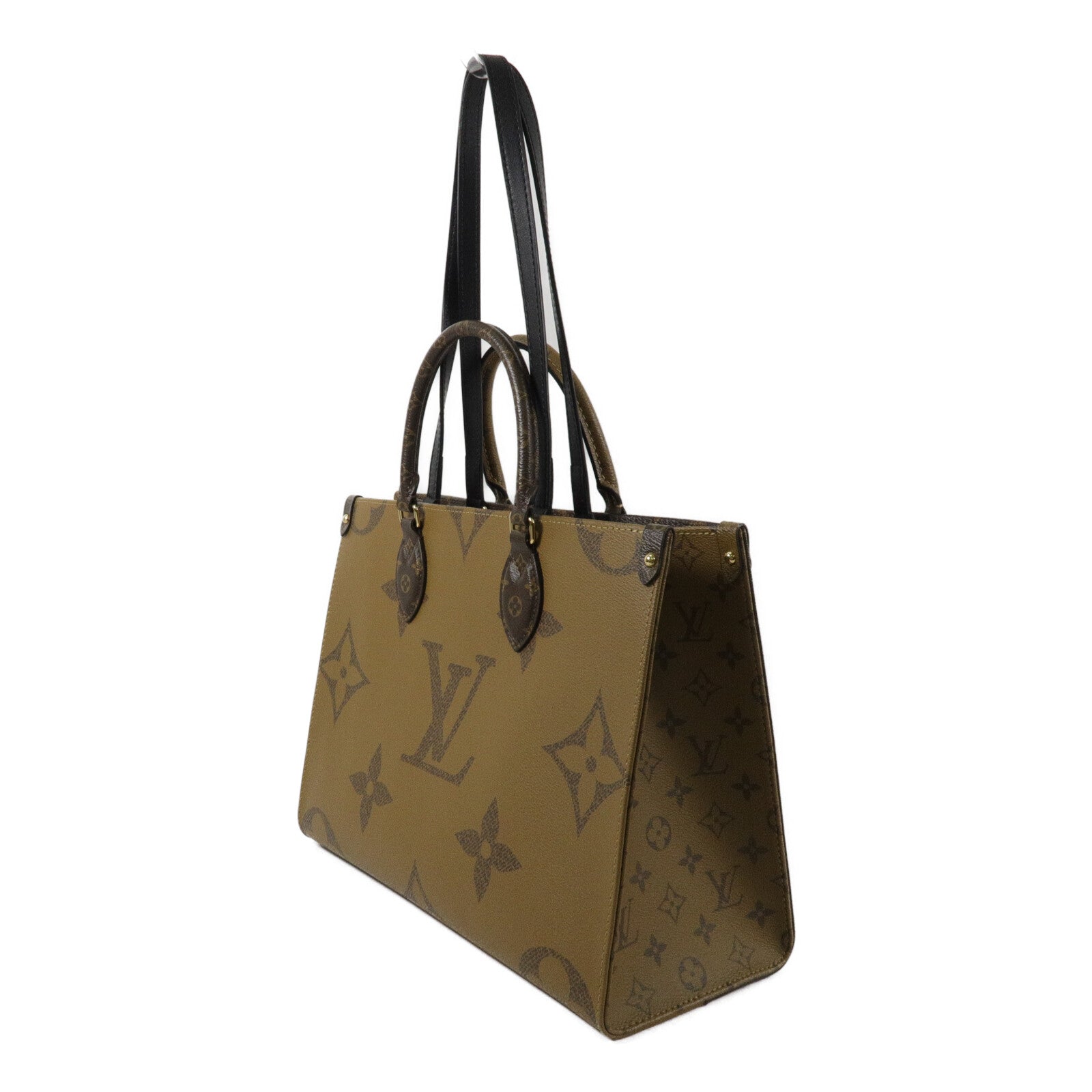 LOUIS VUITTON Monogram Giant On The Go MM手挽肩背兩用袋