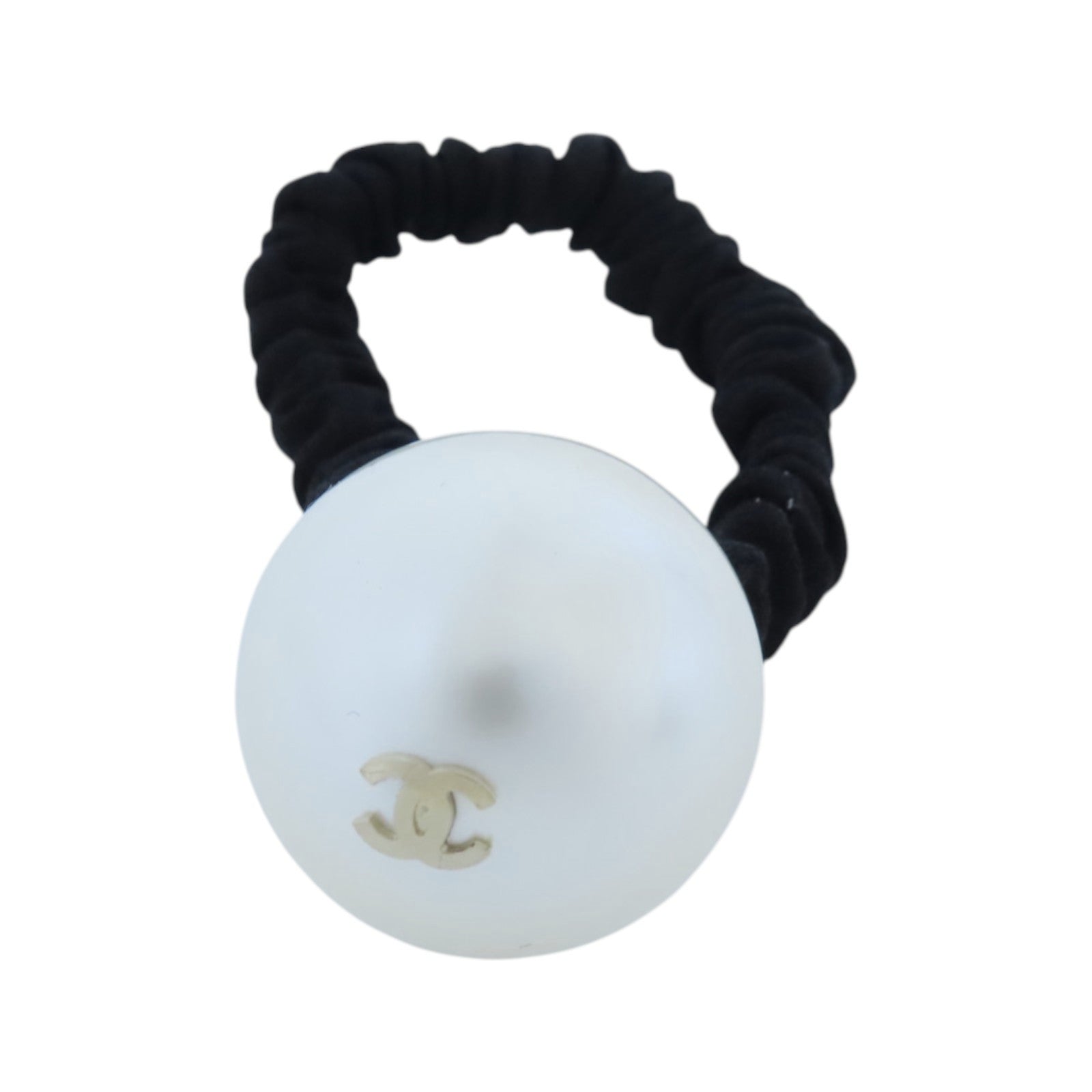 CHANEL CC Hair Band A63896 PVC Rubber
