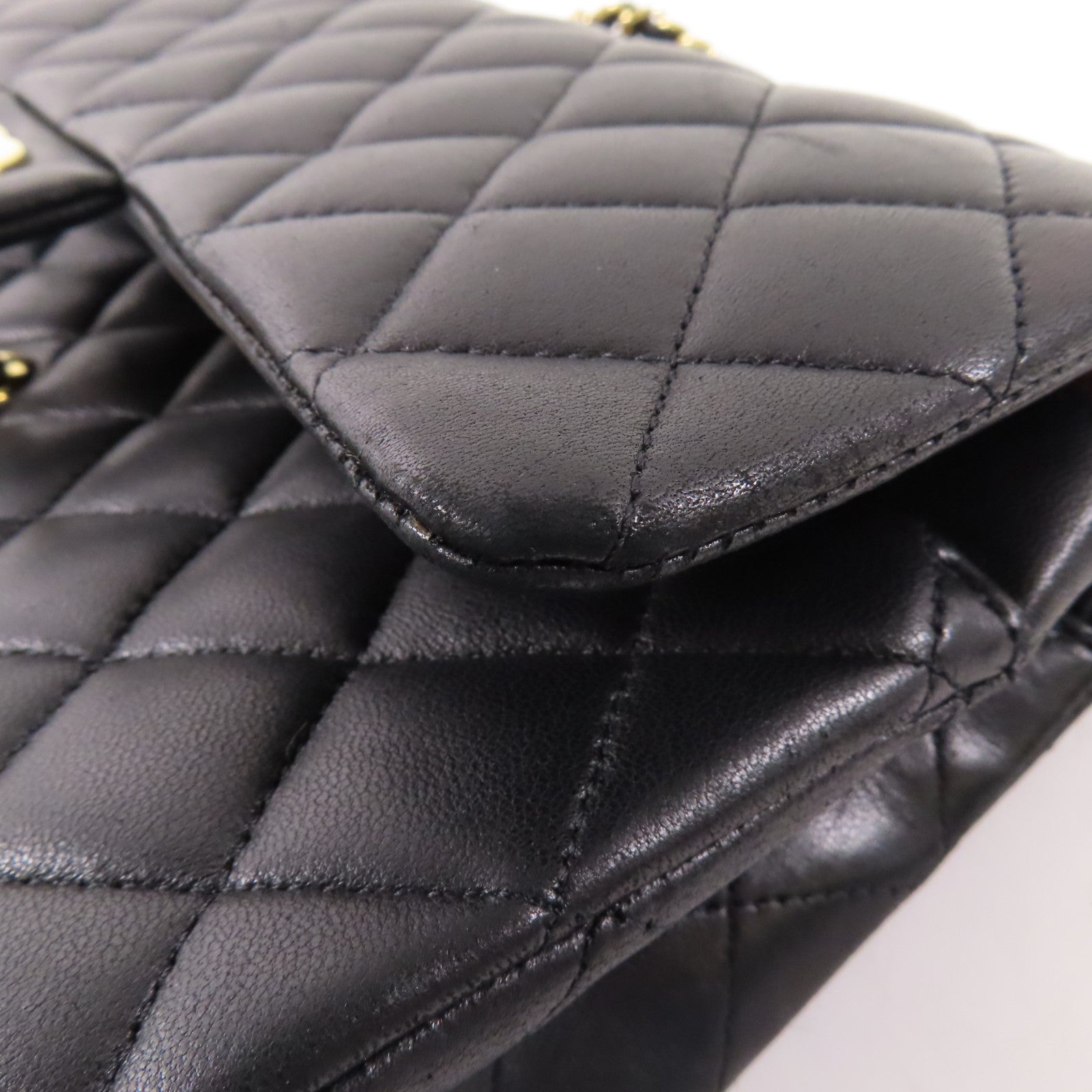 CHANEL 羊皮皮革Classic 25金扣肩背袋