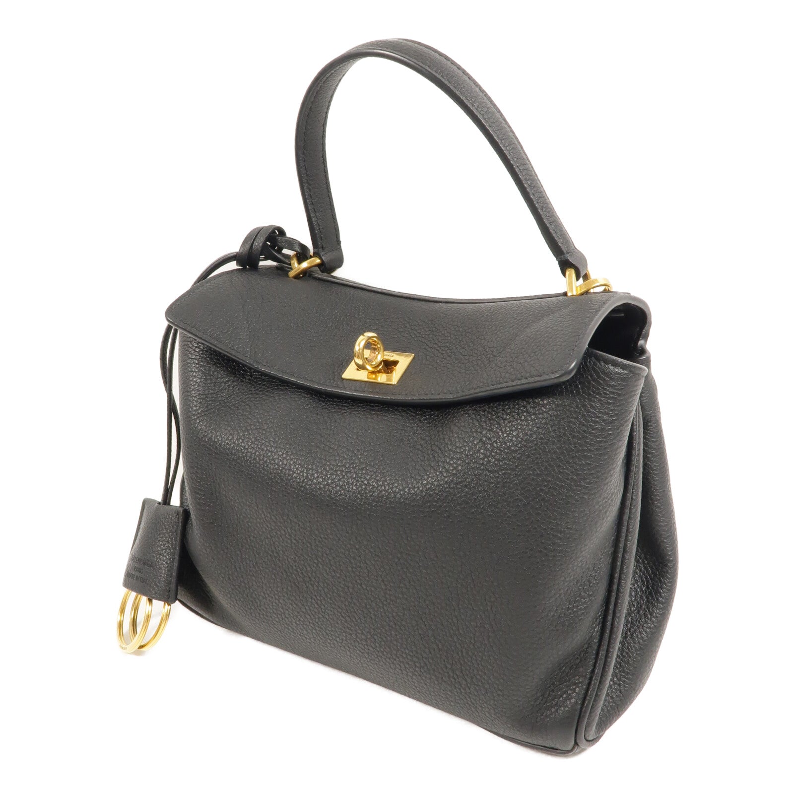BALENCIAGA 牛皮皮革Mini Rodeo手挽肩背兩用袋