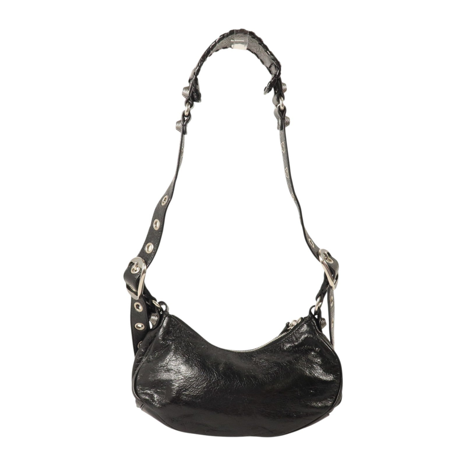BALENCIAGA 牛皮皮革Le Cagole XS銀扣手挽肩背兩用袋
