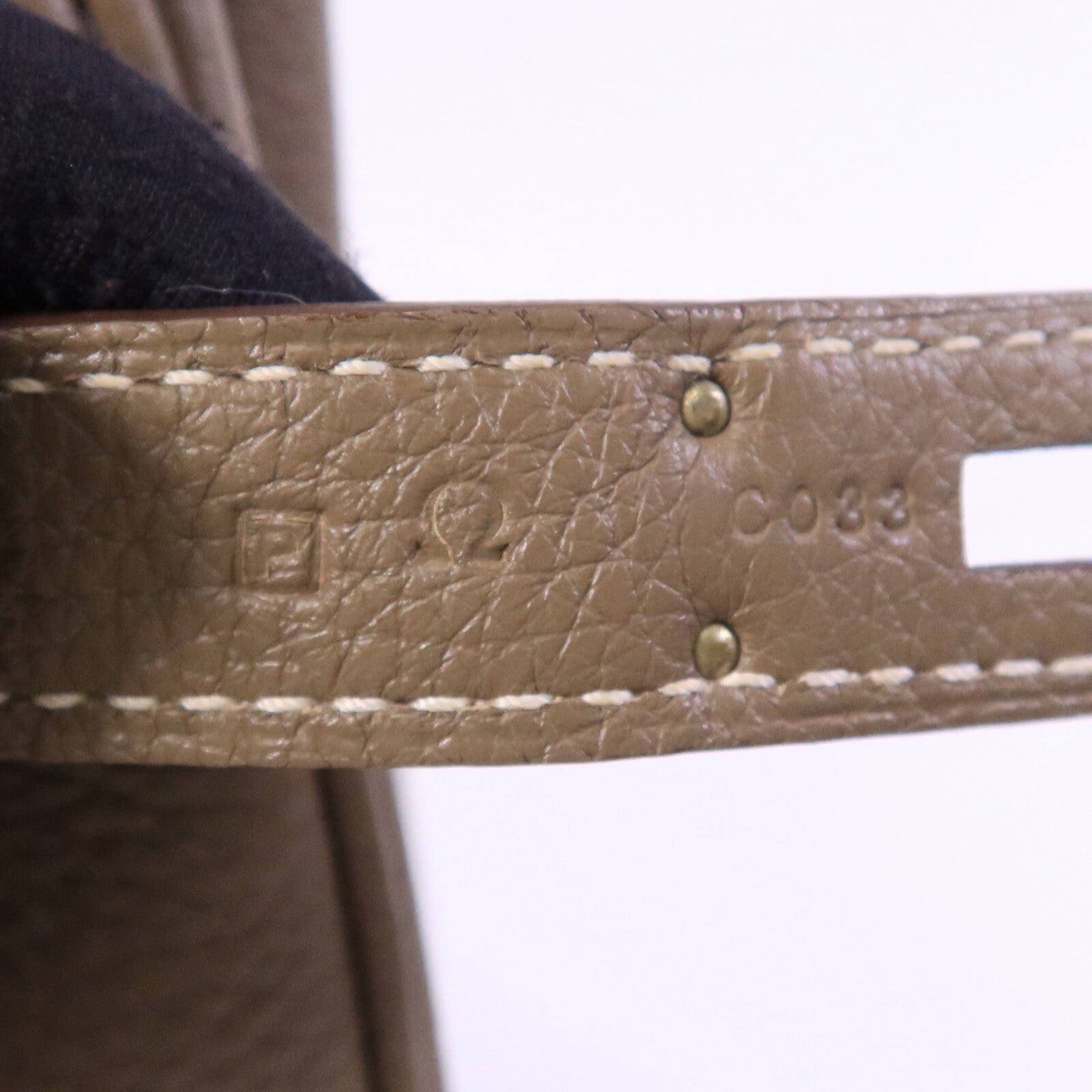 HERMES Togo皮革Birkin 35手挽袋Etoupe