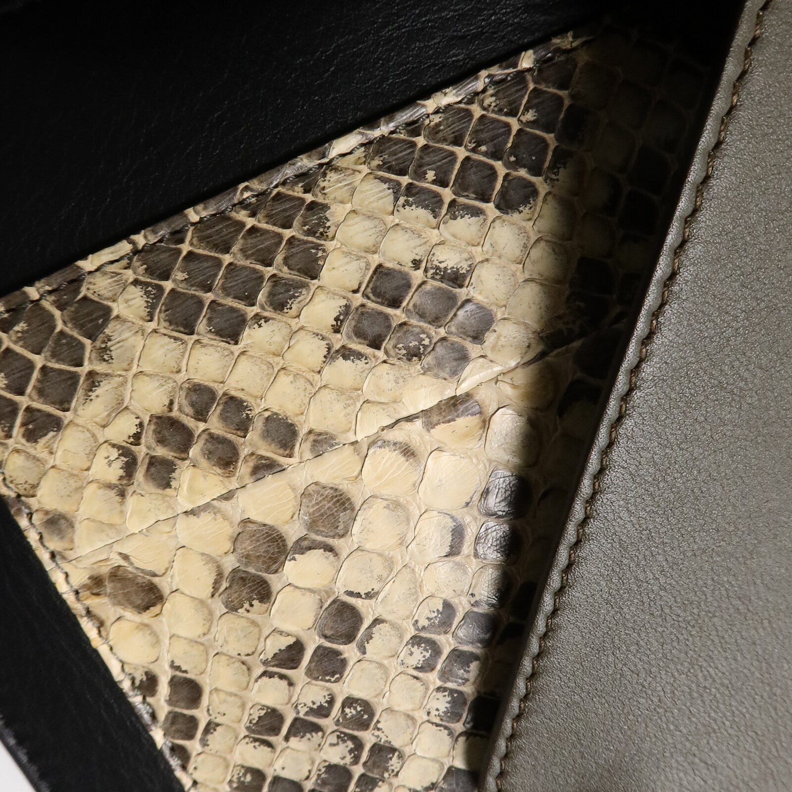CELINE 牛皮皮革Tricolor Pocket Envelope Pouch Bag肩背袋