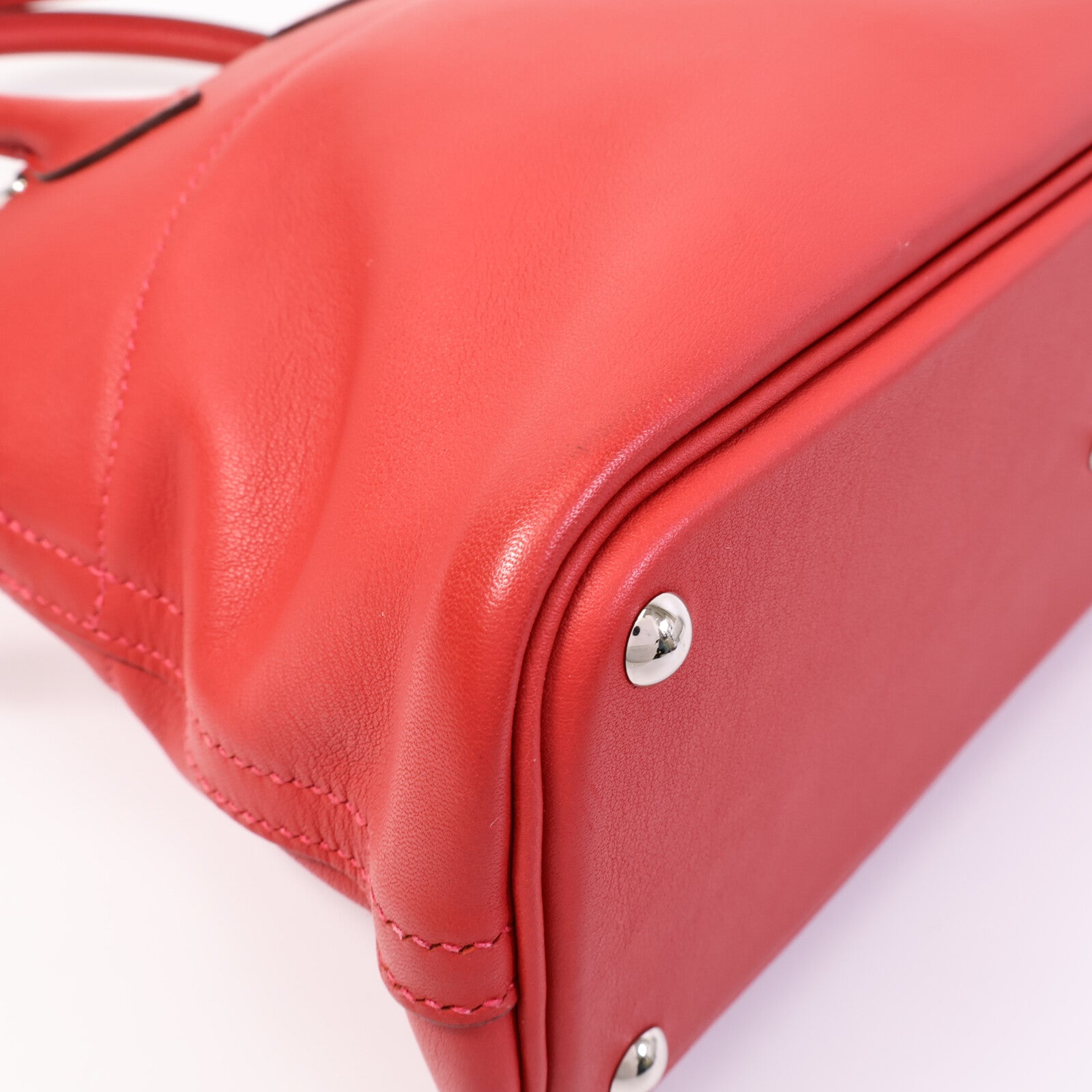 HERMES Swift皮革Bolide 27手挽肩背兩用袋Rouge Tomate
