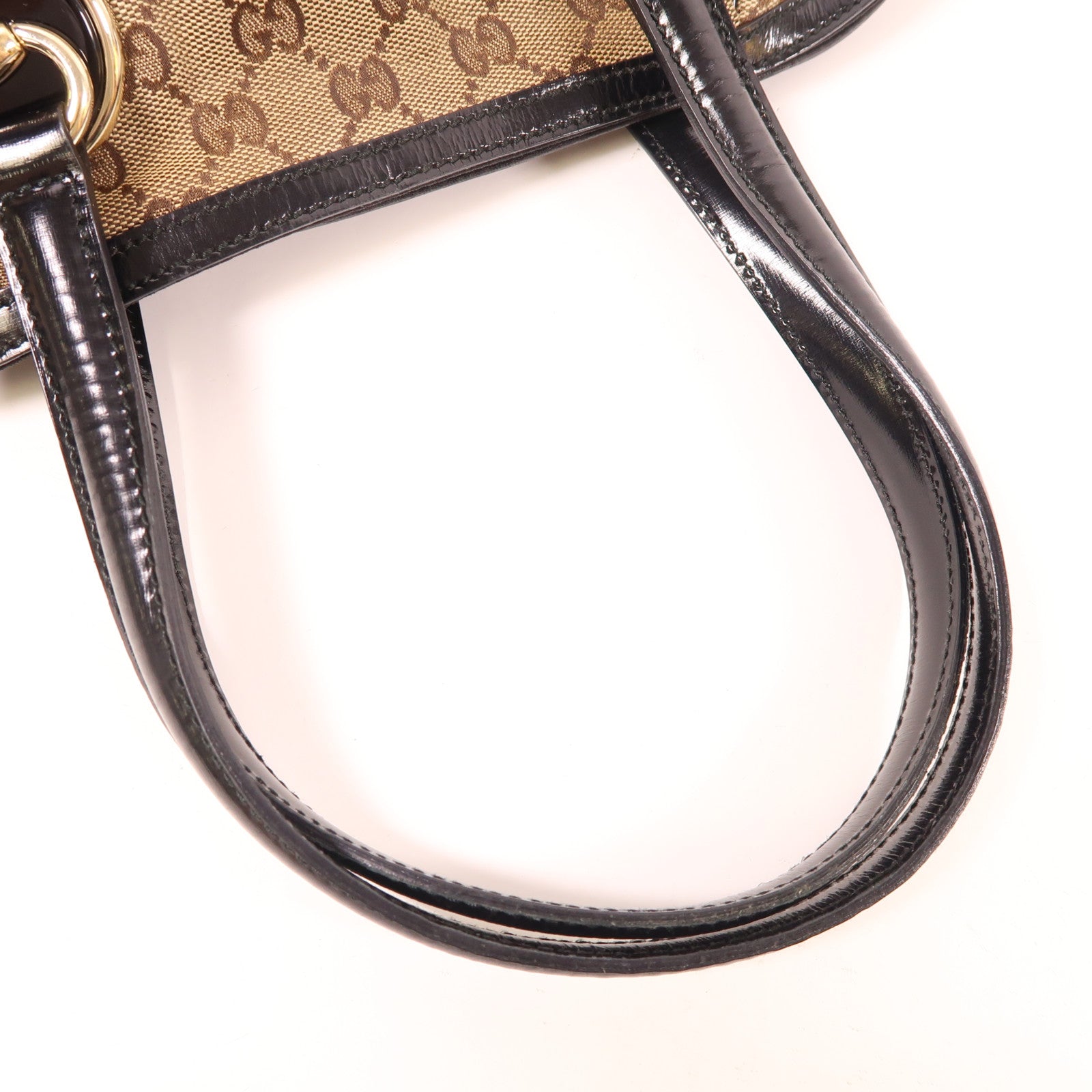 GUCCI 帆布Shoulder Bag金扣肩背袋