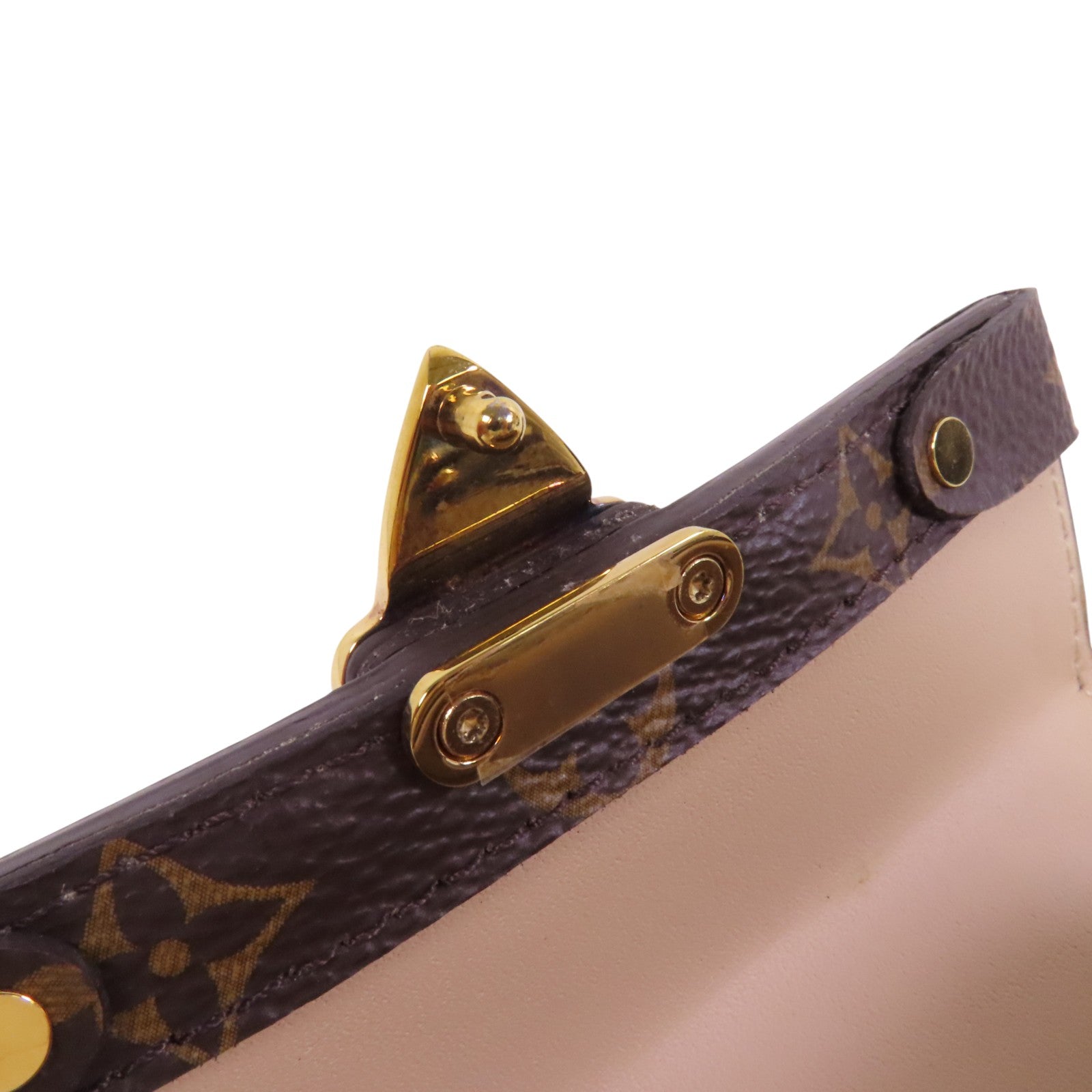 LOUIS VUITTON Monogram Mini Essential Trunk金扣鏈帶肩背袋