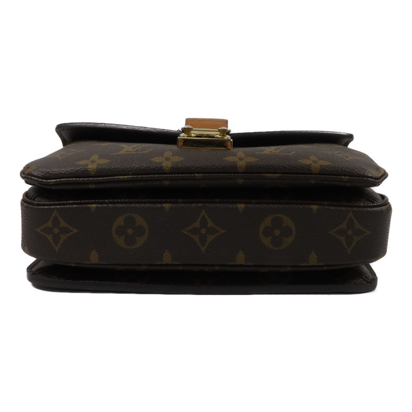 LOUIS VUITTON Monogram Pochette Metis East West金扣手挽肩背兩用袋