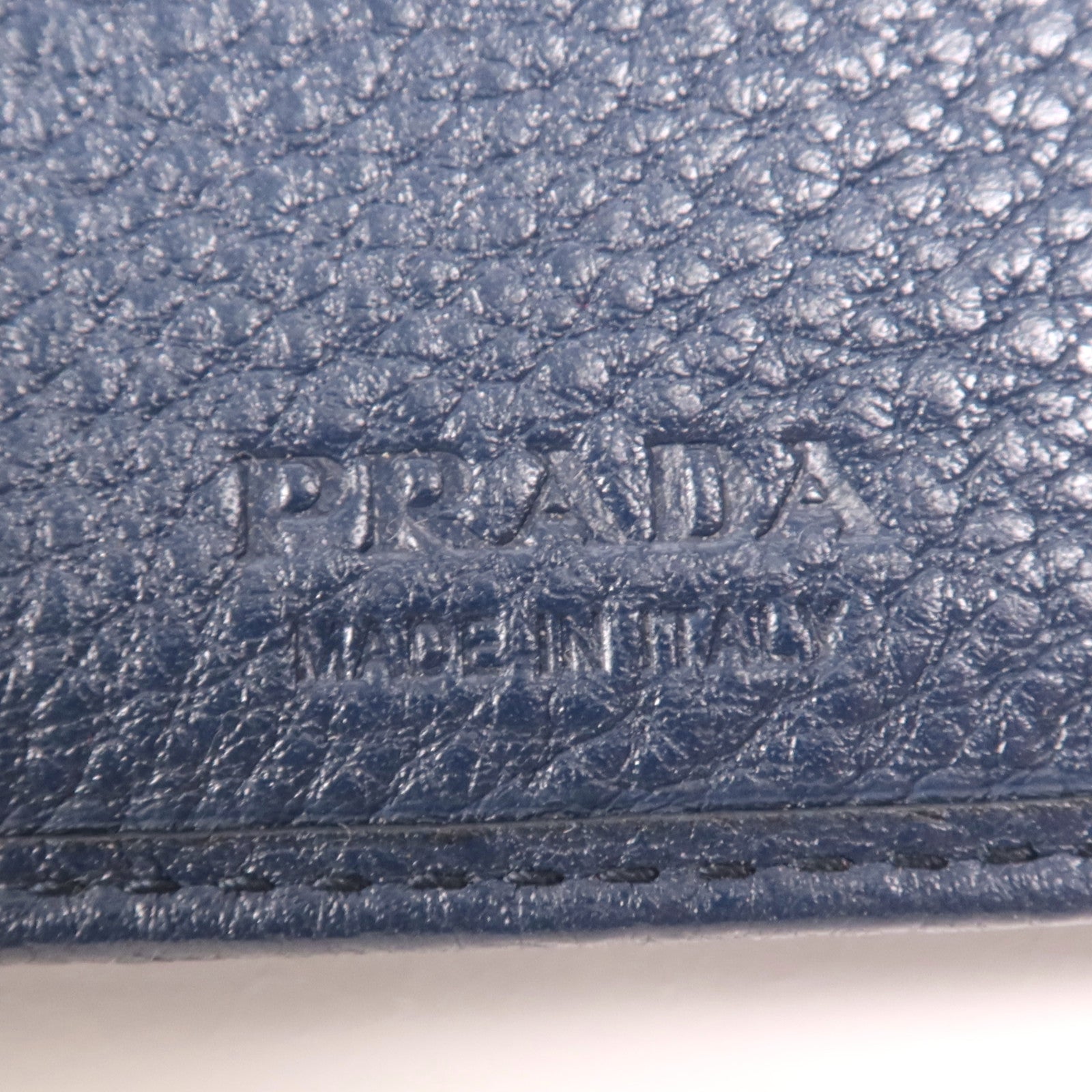 PRADA 【激減優惠】牛皮皮革Fold Wallet錢包