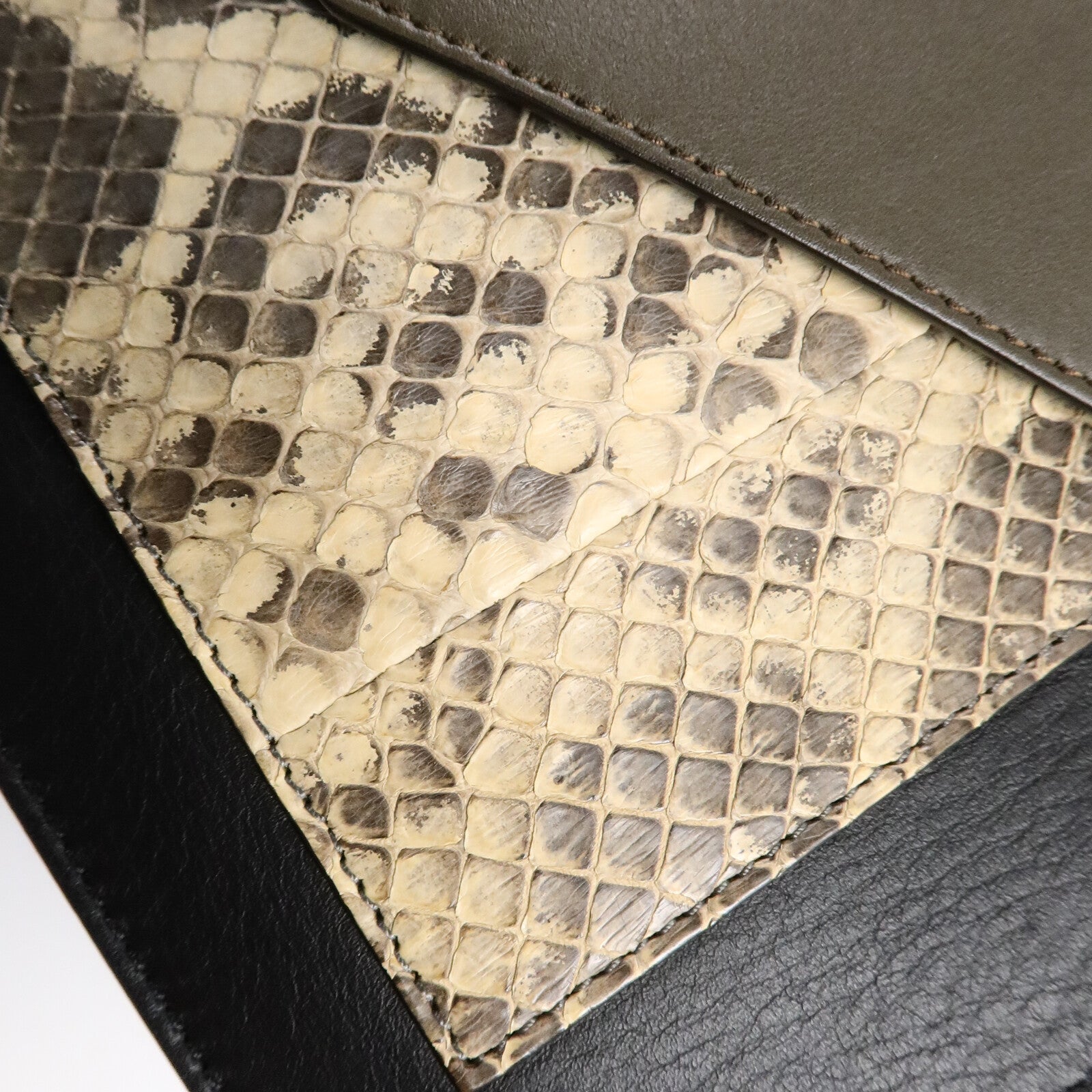 CELINE 牛皮皮革Tricolor Pocket Envelope Pouch Bag肩背袋