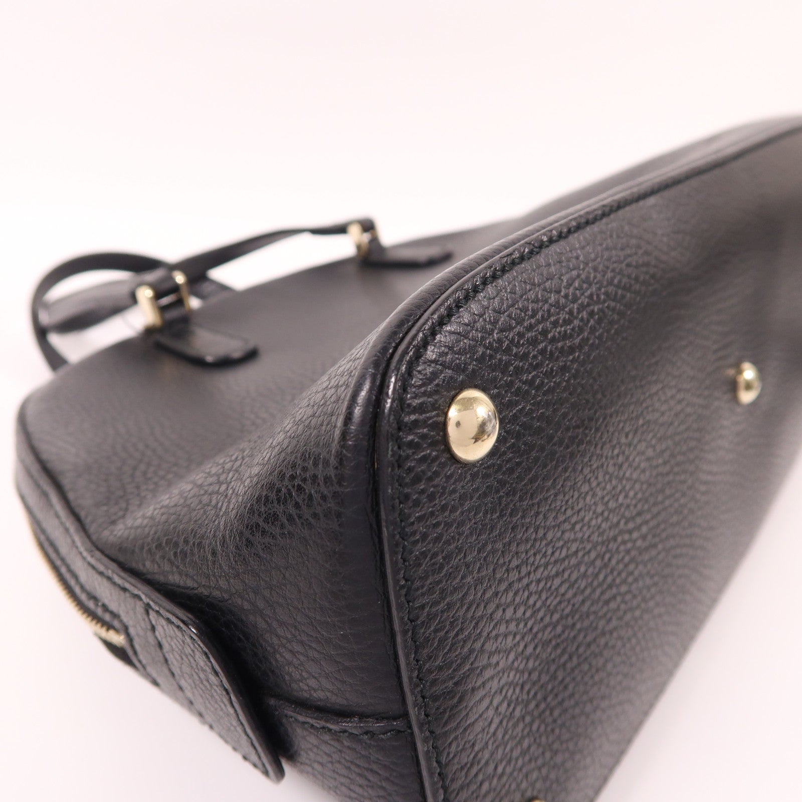 GUCCI 牛皮皮革Shoulder Bag銀扣手挽肩背兩用袋