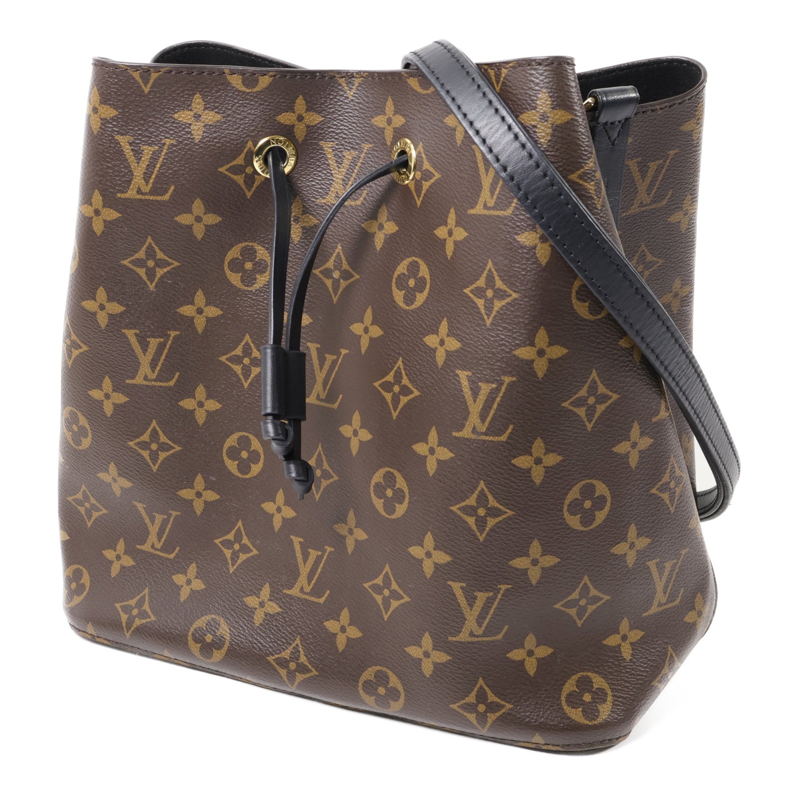 LOUIS VUITTON Monogram Neo Noe MM金扣肩背袋