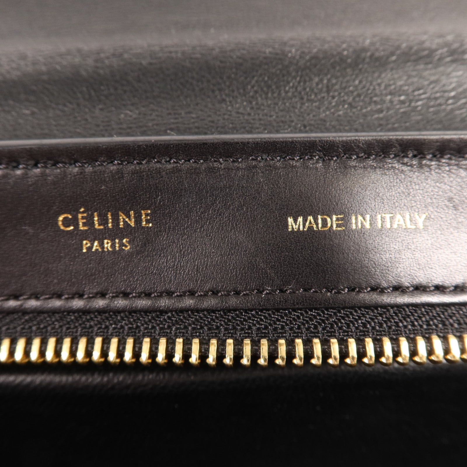 CELINE 牛皮皮革/蛇皮皮革Trapeze Small銀扣手挽肩背兩用袋
